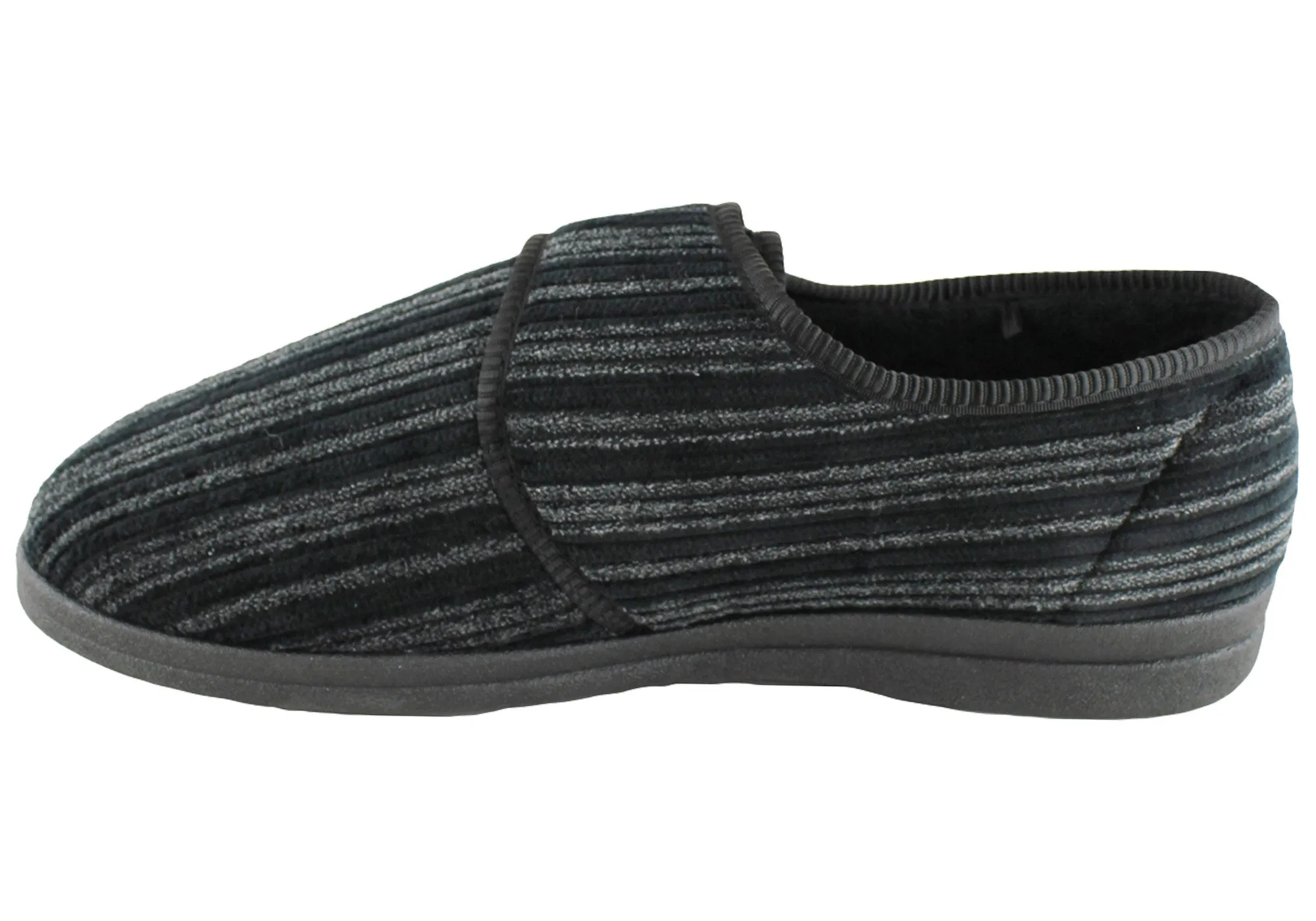 Grosby Thurston Pantoufles d'intérieur pour hommes à bride réglable Chaussures Grosby