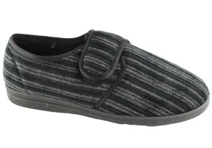 Grosby Thurston Mens Adjustable Strap Indoor Slippers Grosby Shoes