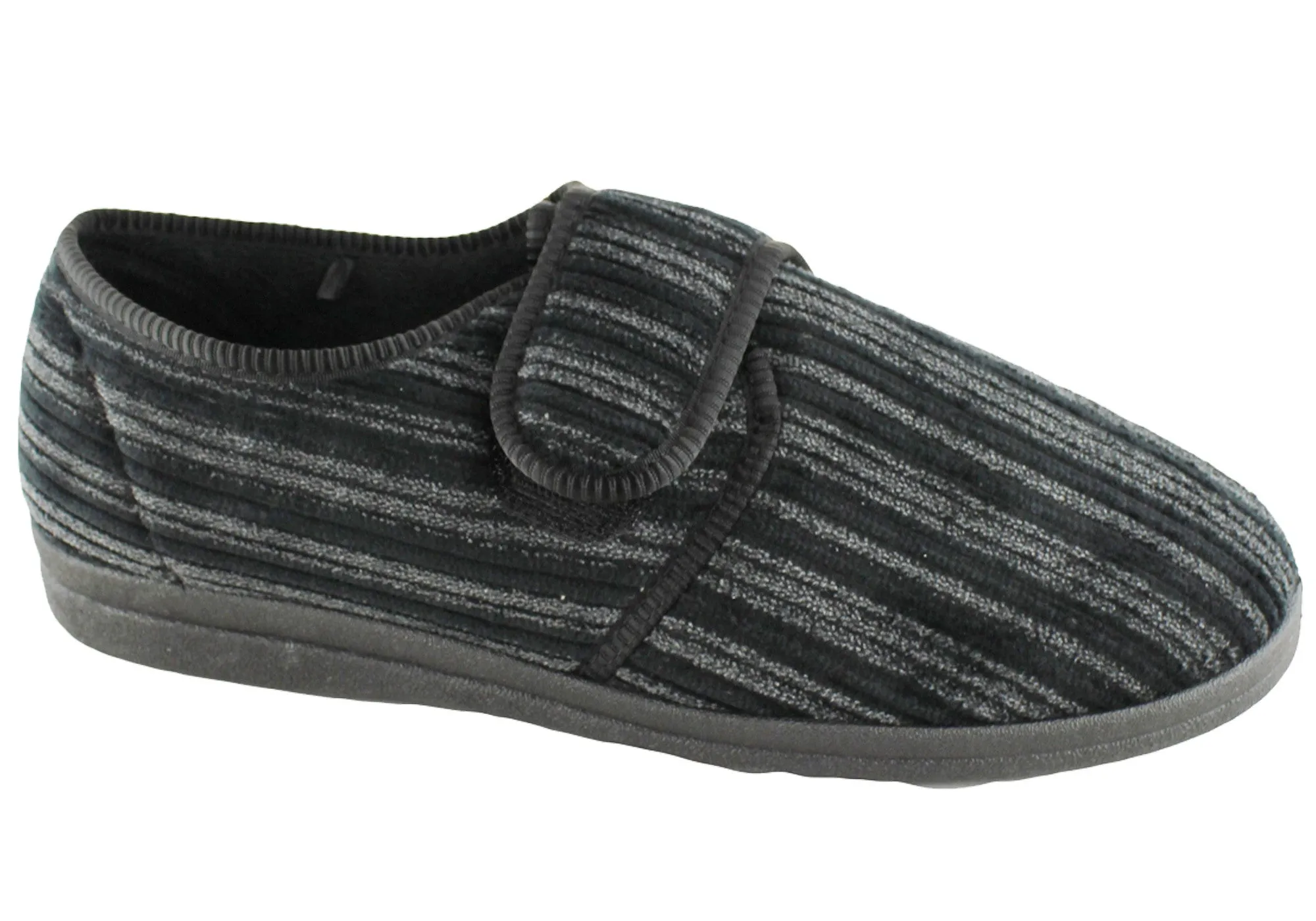 Grosby Thurston Pantoufles d'intérieur pour hommes à bride réglable Chaussures Grosby