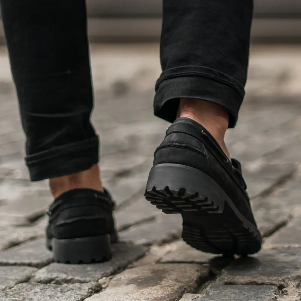 Loafer cousu main | Noir mat