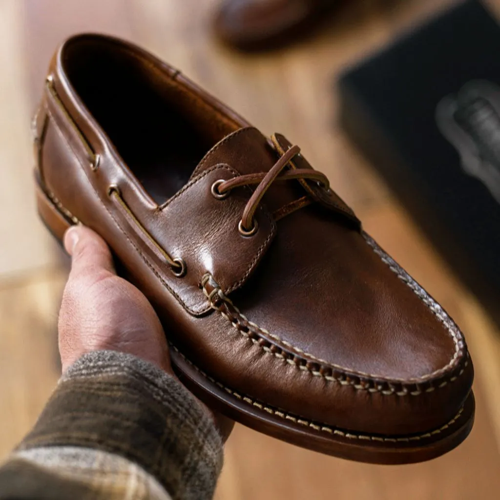 Loafer cousu main | Marron
