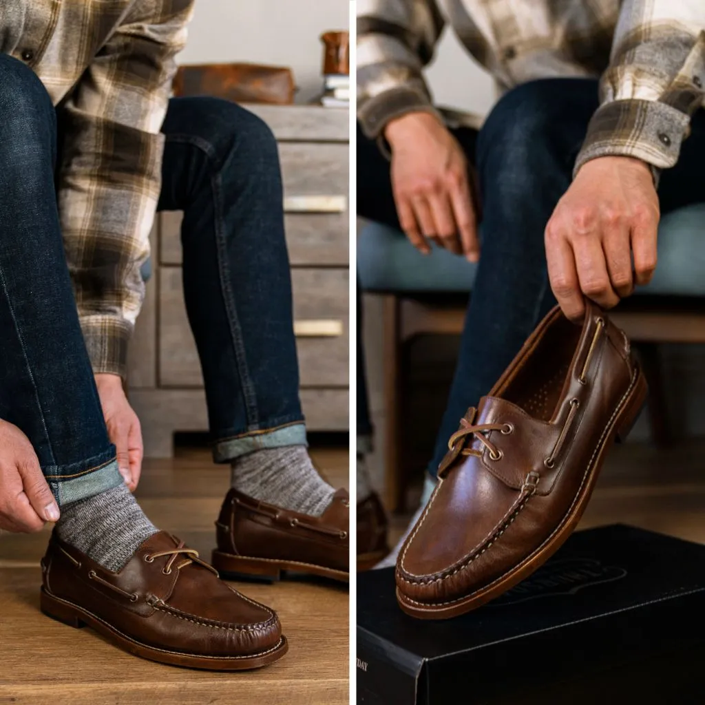 Loafer cousu main | Marron