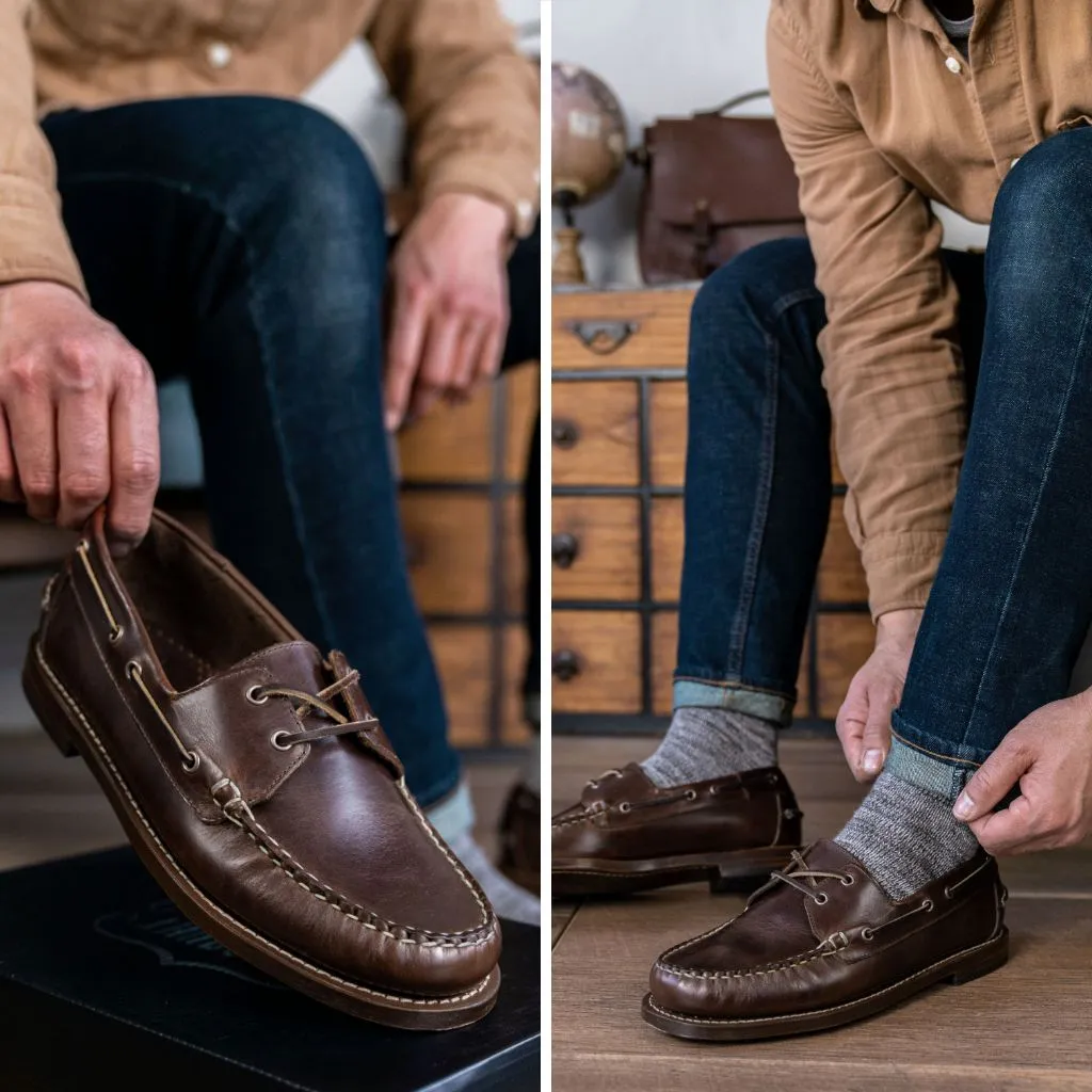 Loafer cousu main | Chocolat