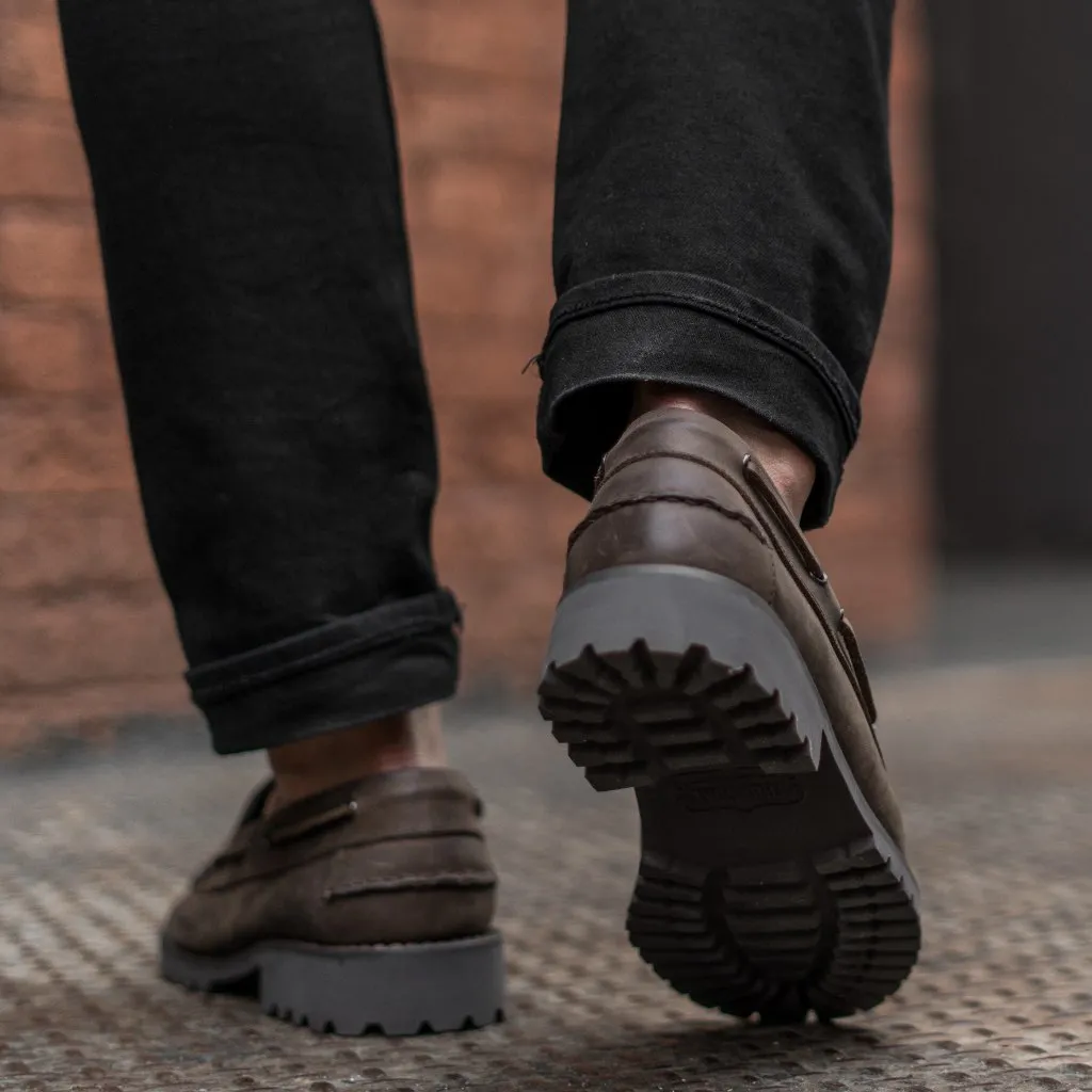 Loafer cousu main | Tabac