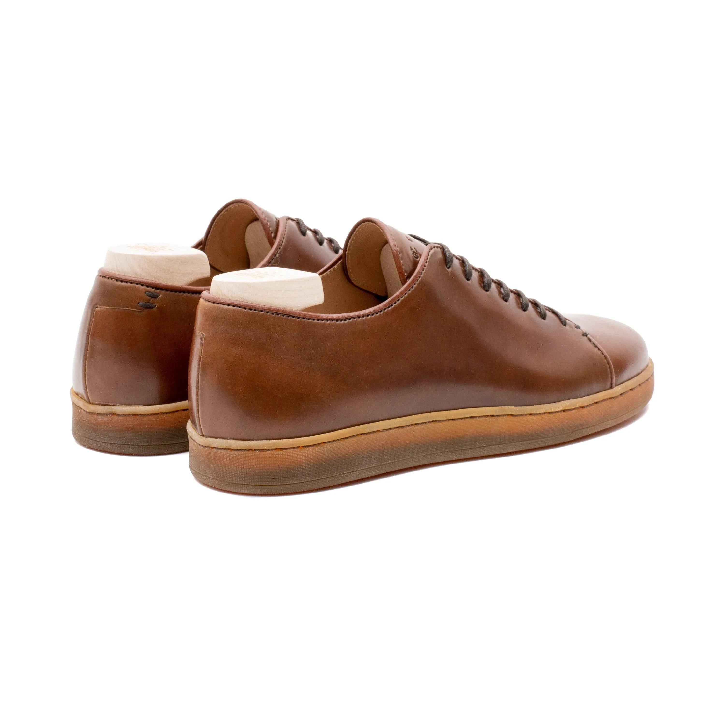 Harlestone Derby - Shell Cordovan Bourbon Horween - Pack de Soin Deluxe