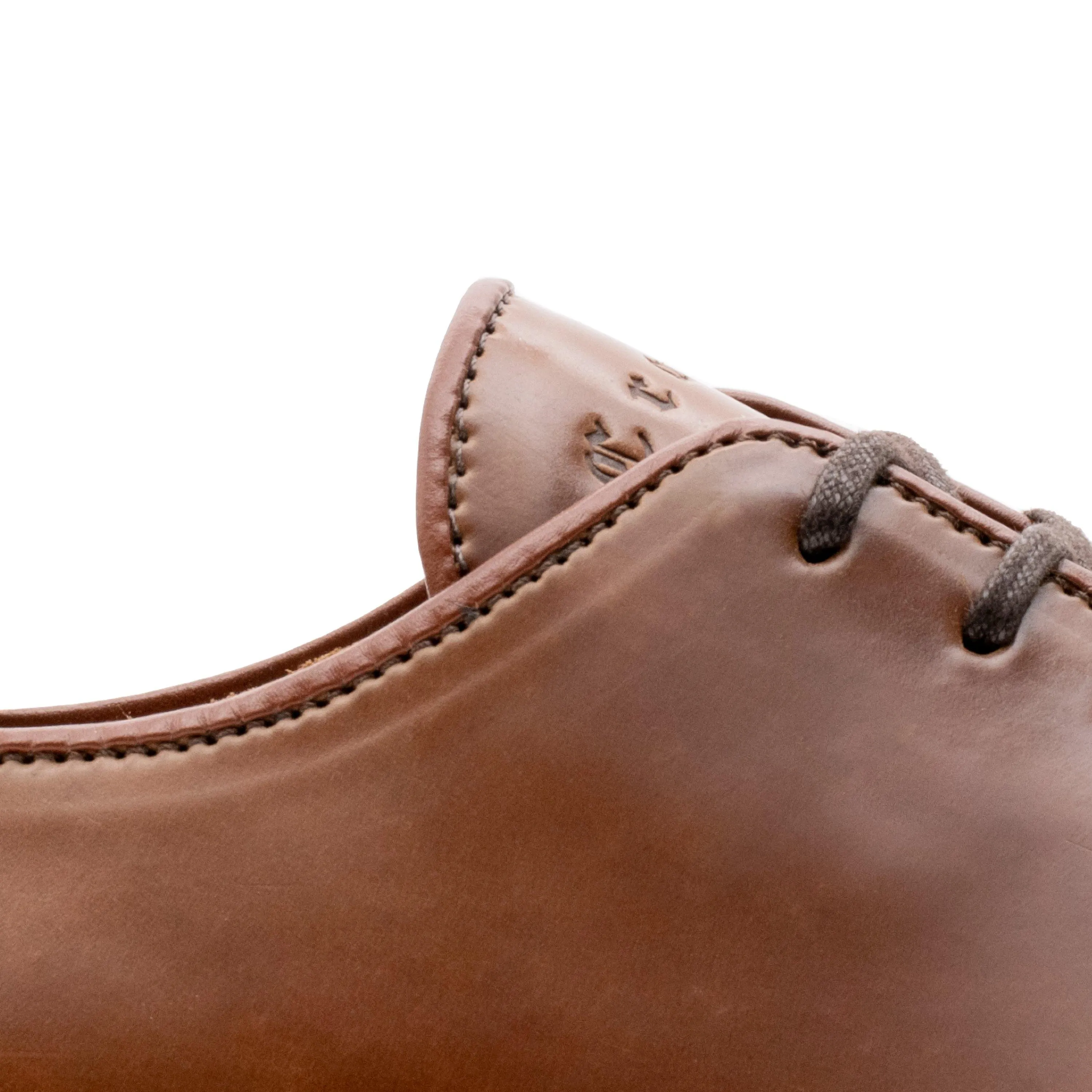 Harlestone Derby - Shell Cordovan Bourbon Horween - Pack de Soin Deluxe