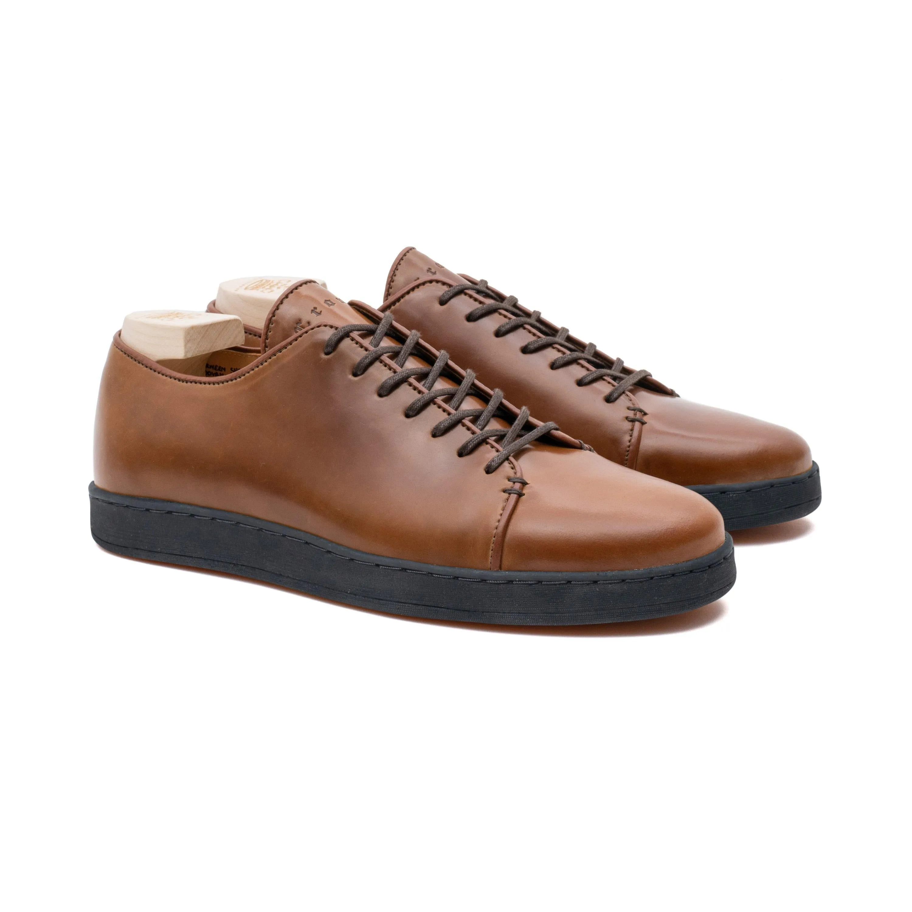 Harlestone Derby - Shell Cordovan Bourbon Horween - Pack de Soin Deluxe