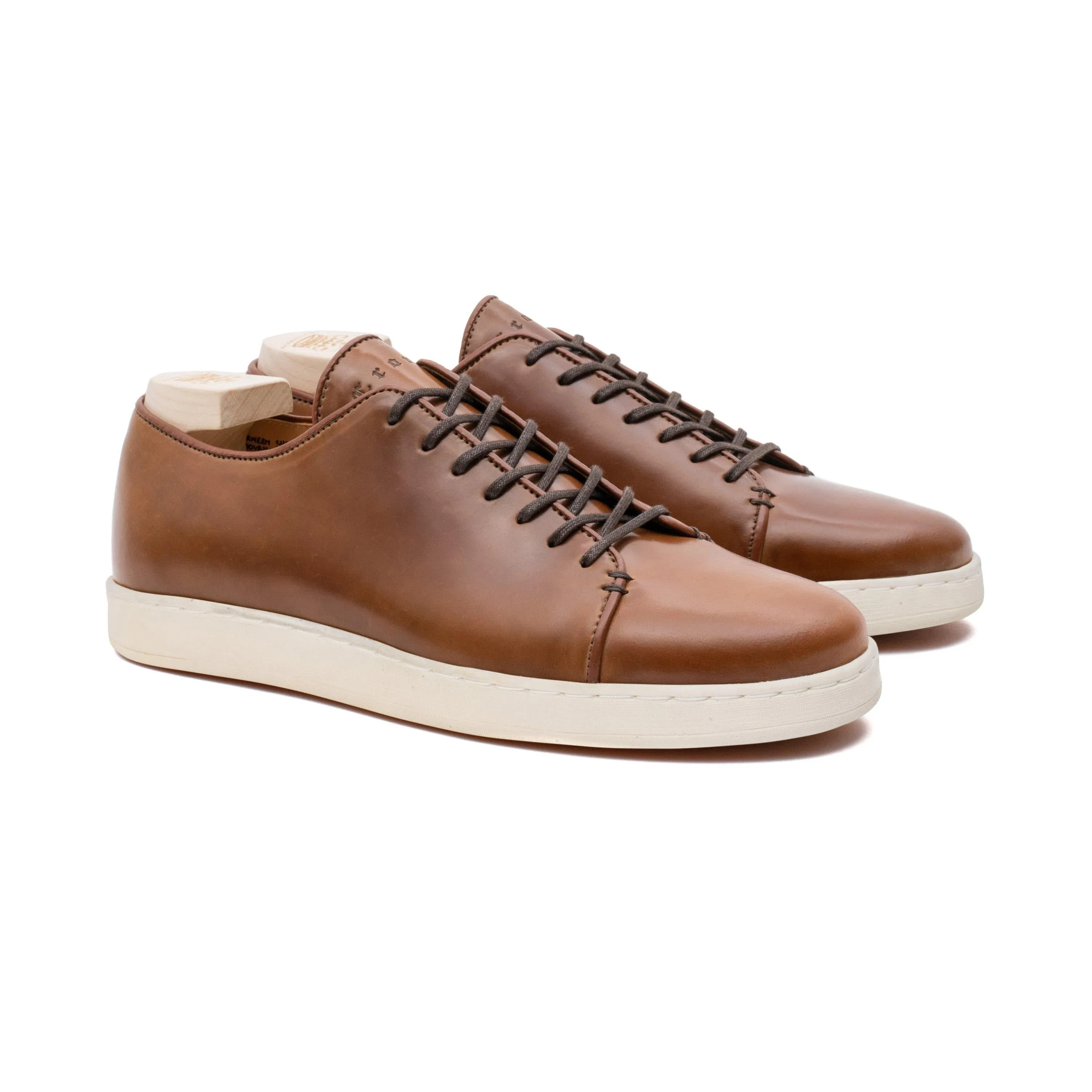 Harlestone Derby - Shell Cordovan Bourbon Horween - Pack de Soin Deluxe