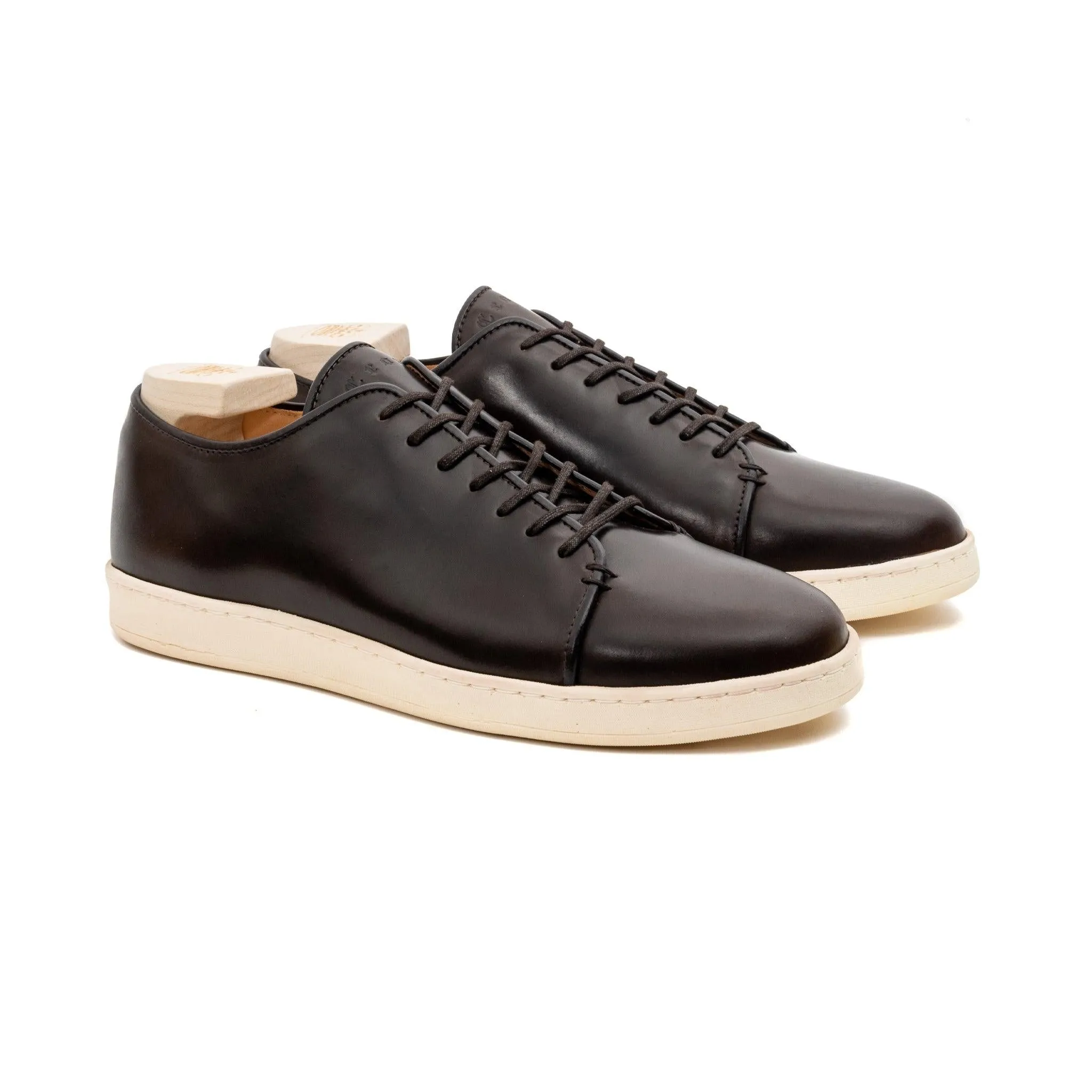 Harlestone Derby - Shell Cordovan Cognac Foncé Horween