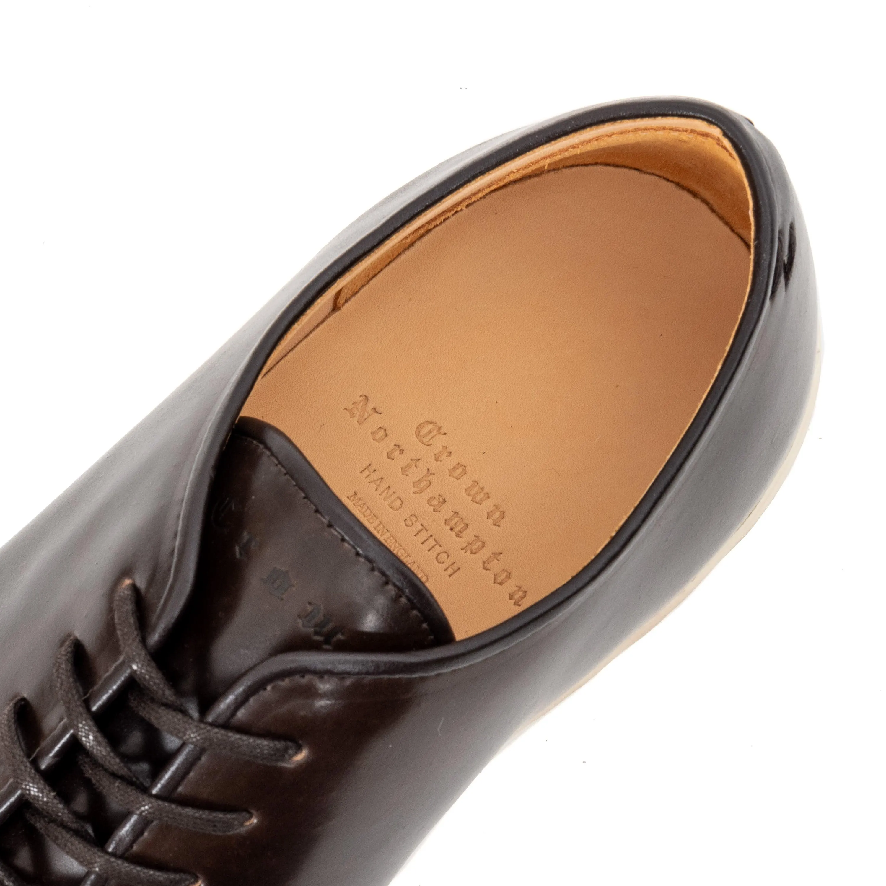 Harlestone Derby - Shell Cordovan Cognac Foncé Horween