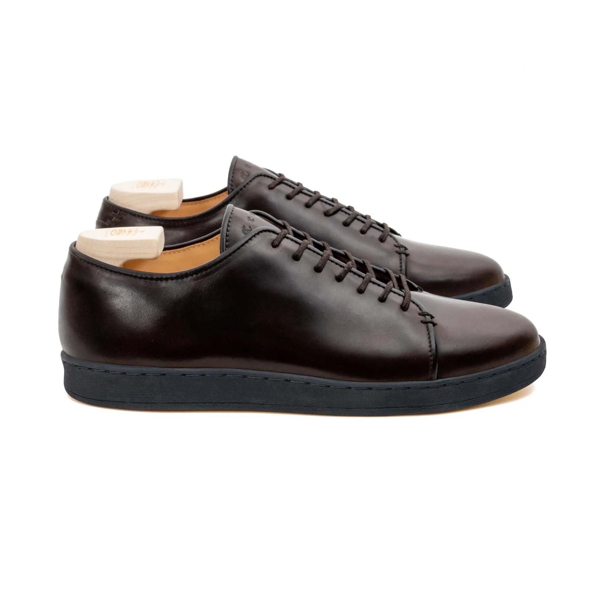 Harlestone Derby - Shell Cordovan Cognac Foncé Horween