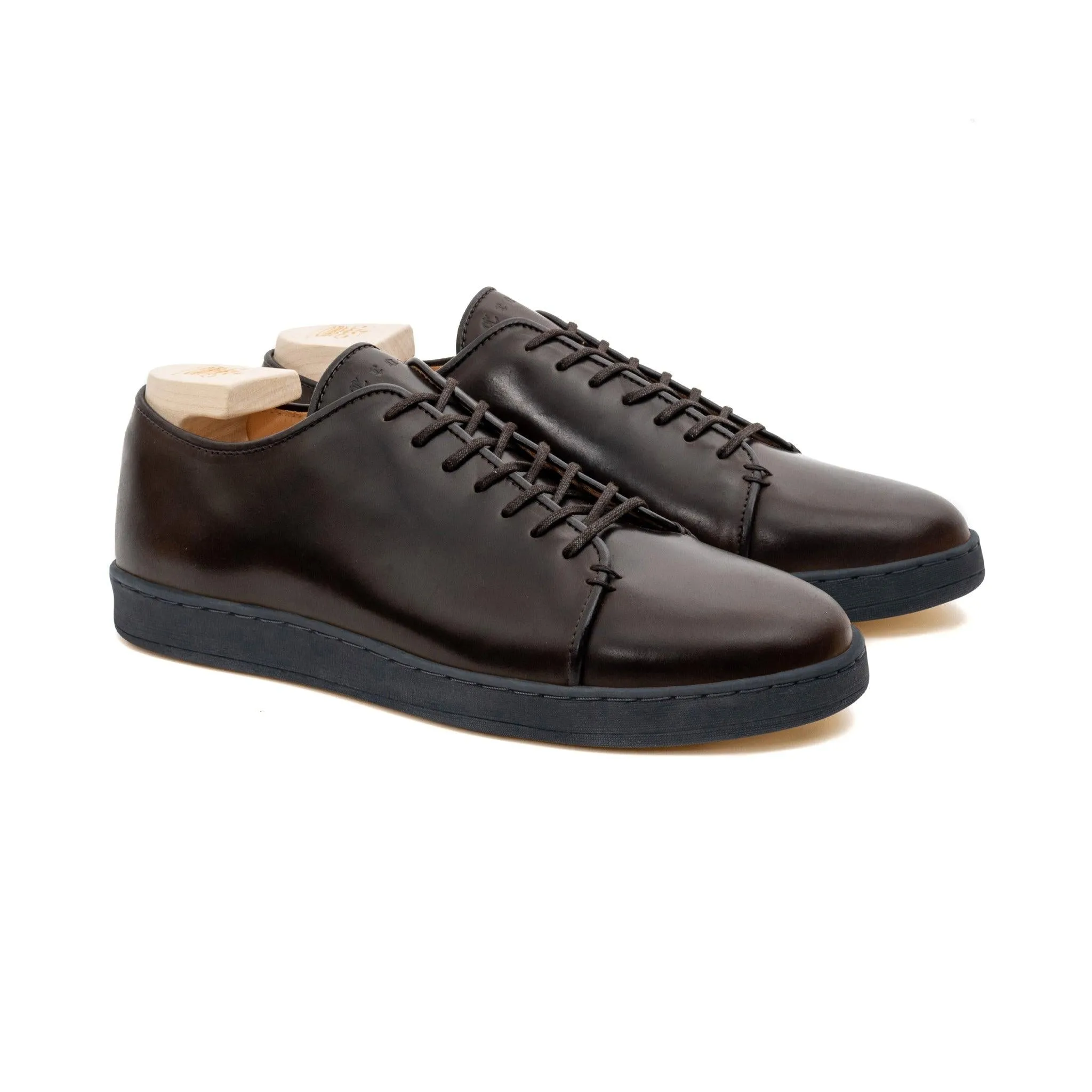 Harlestone Derby - Shell Cordovan Cognac Foncé Horween