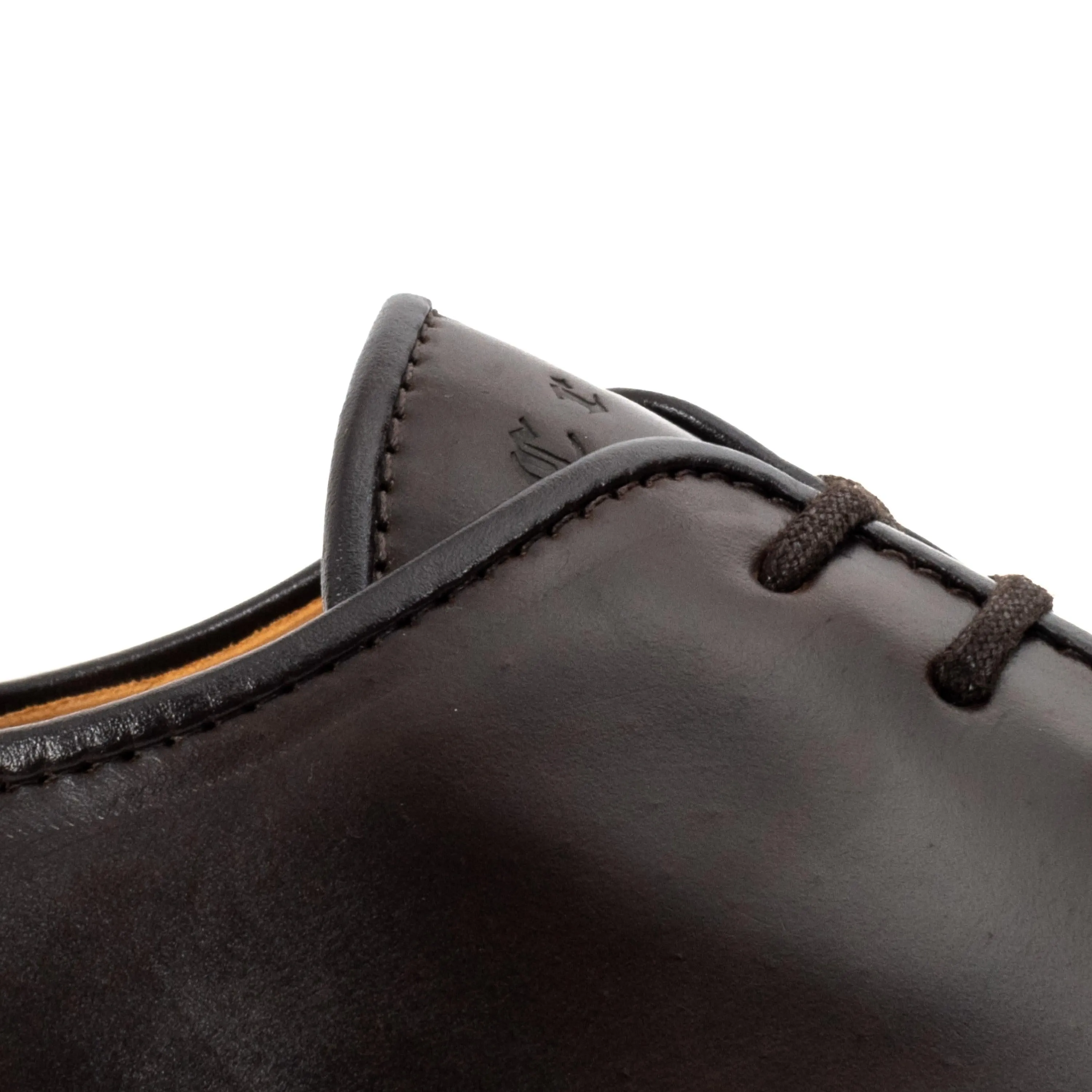 Harlestone Derby - Shell Cordovan Cognac Foncé Horween