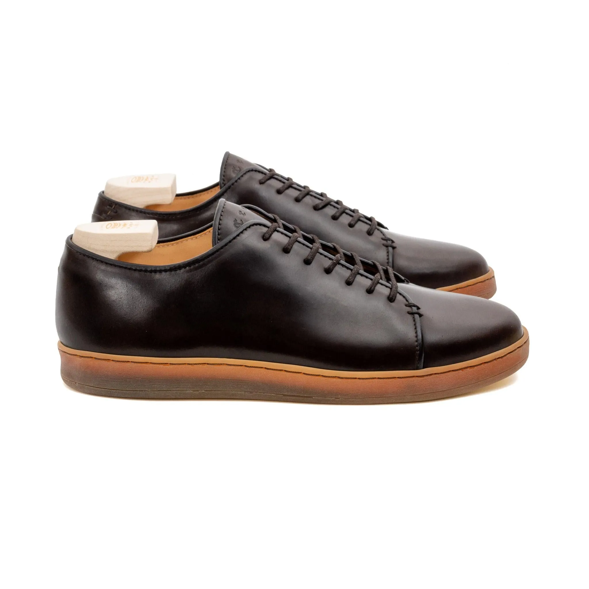 Harlestone Derby - Shell Cordovan Cognac Foncé Horween