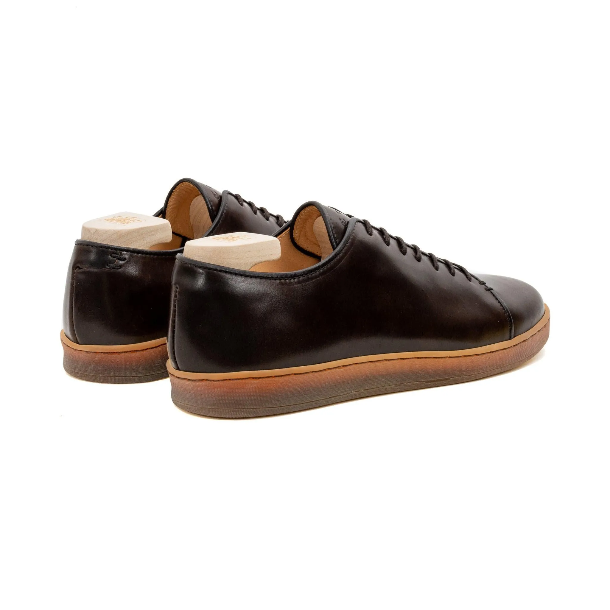 Harlestone Derby - Shell Cordovan Cognac Foncé Horween