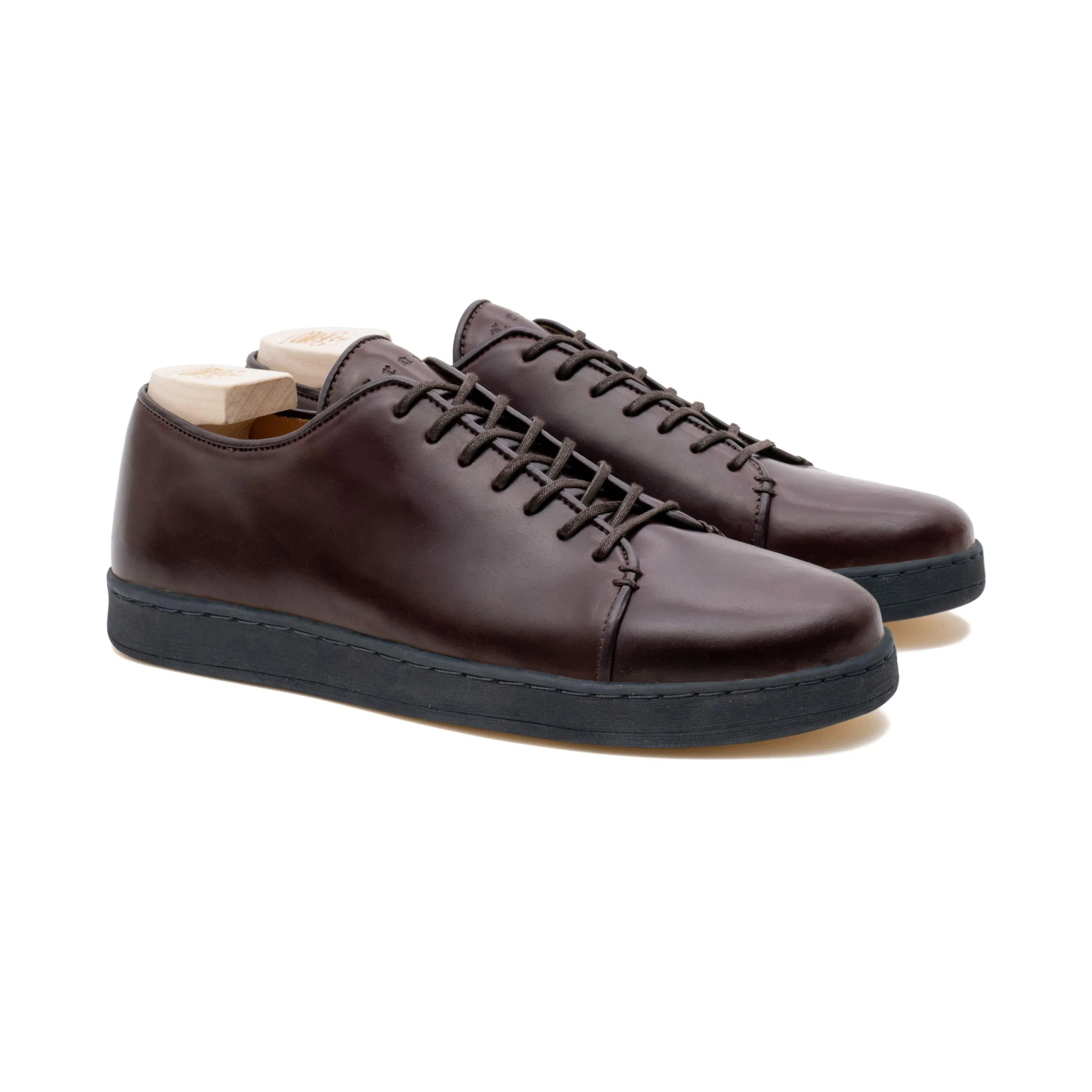 Harlestone Derby - Shell Cordovan Horween No 8 - Pack de Soin Deluxe