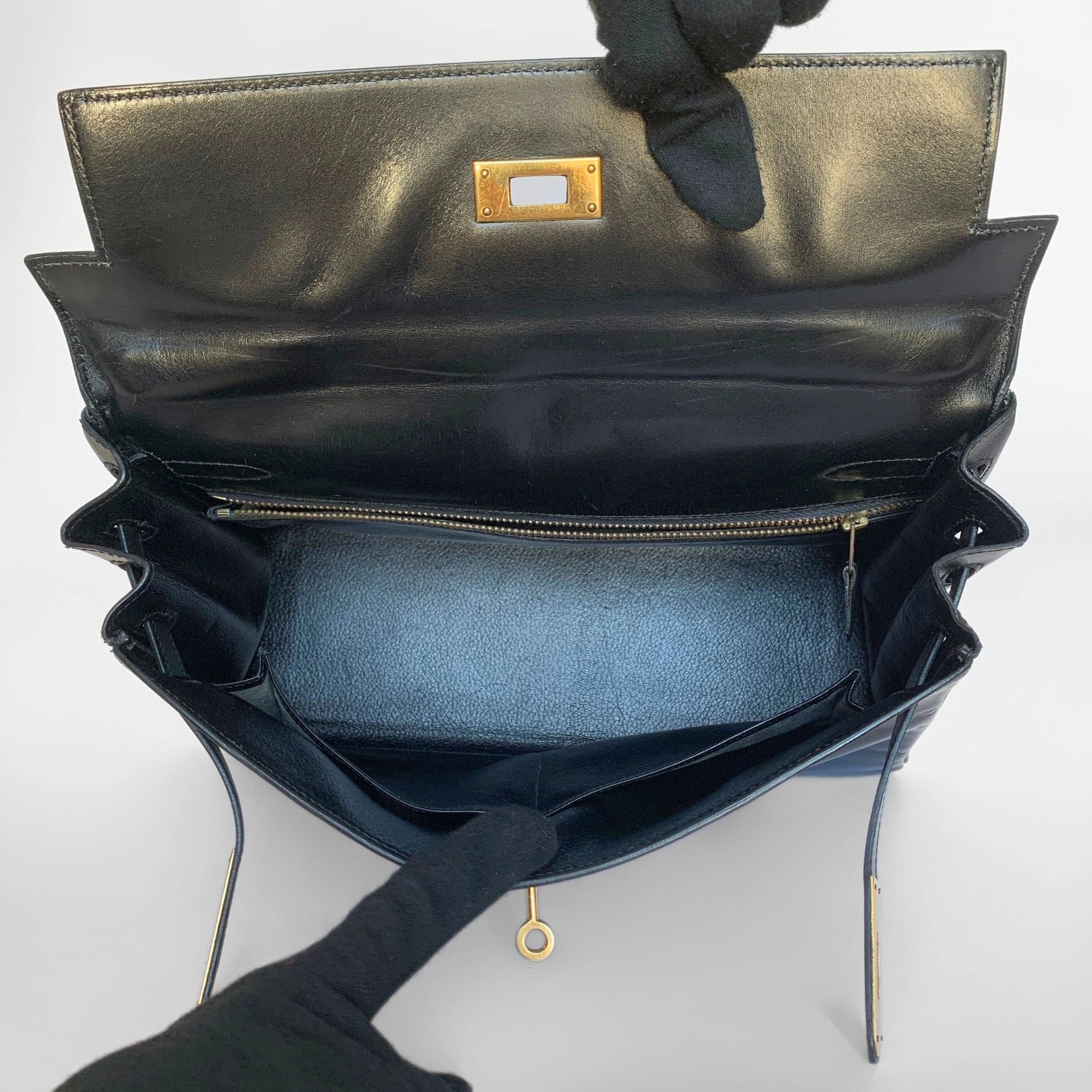 Hermès Kelly 32 en cuir Box Calf