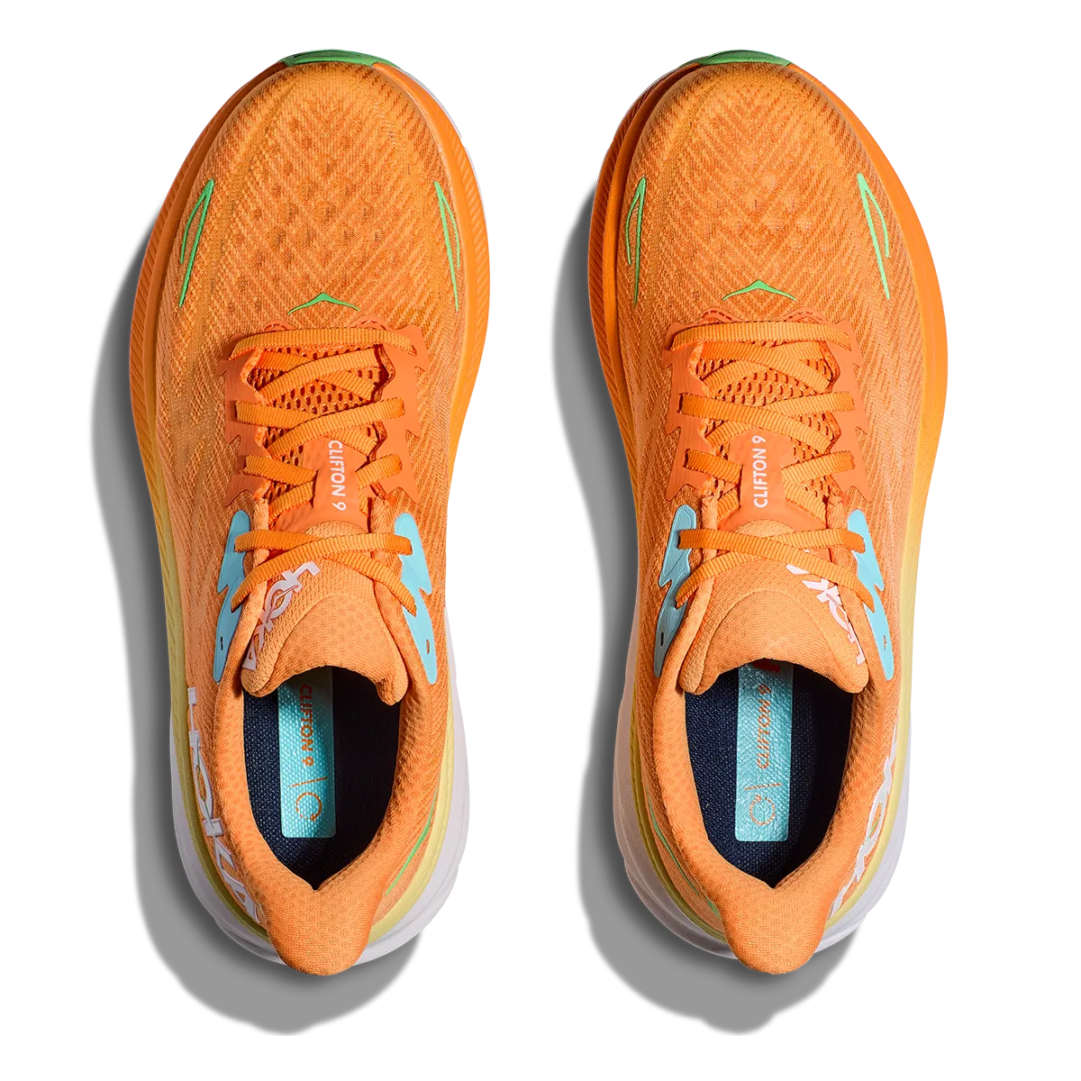 Hoka Clifton 9 - Éruption solaire - Sorbet