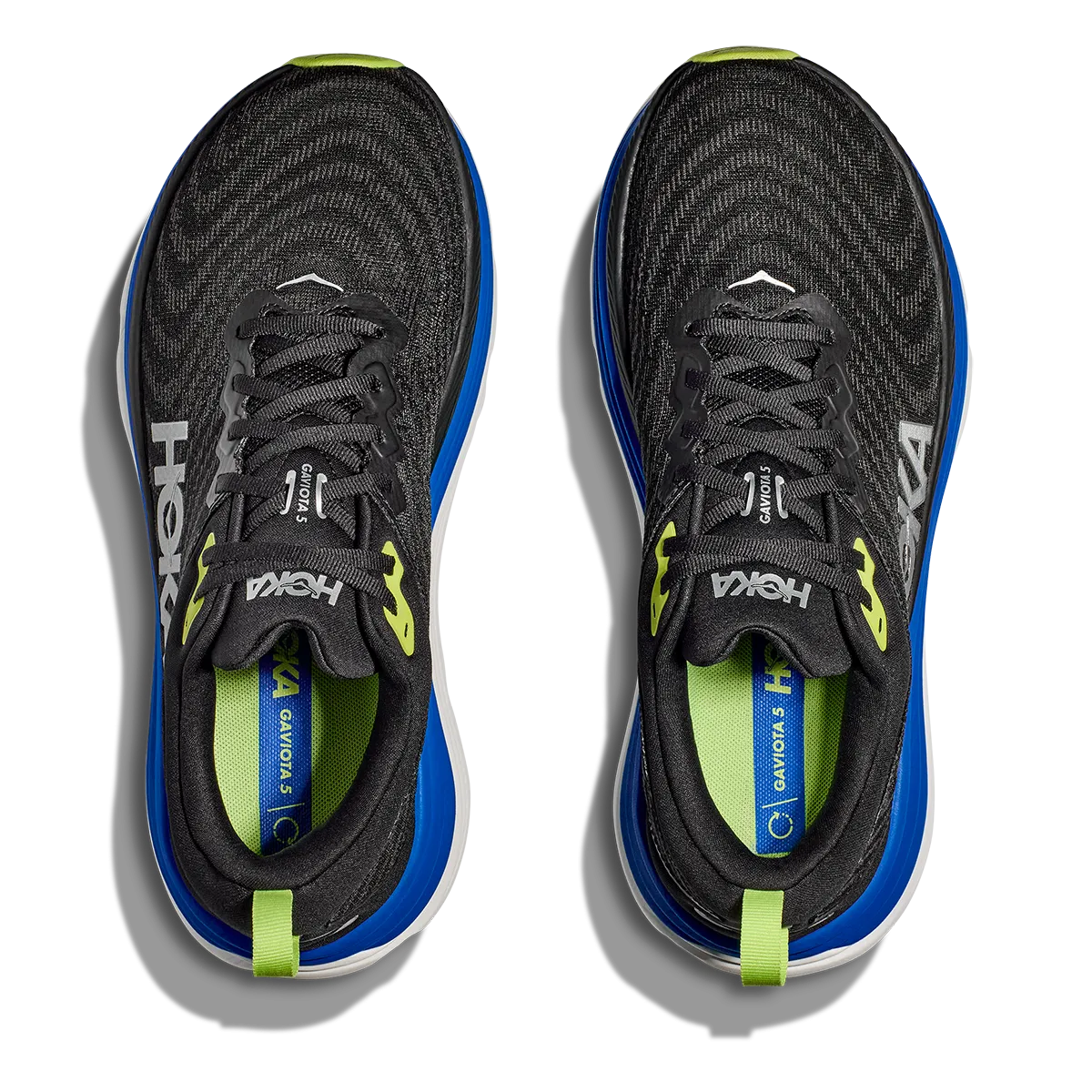 Hoka Gaviota 5 - Noir - Cobalt Électrique