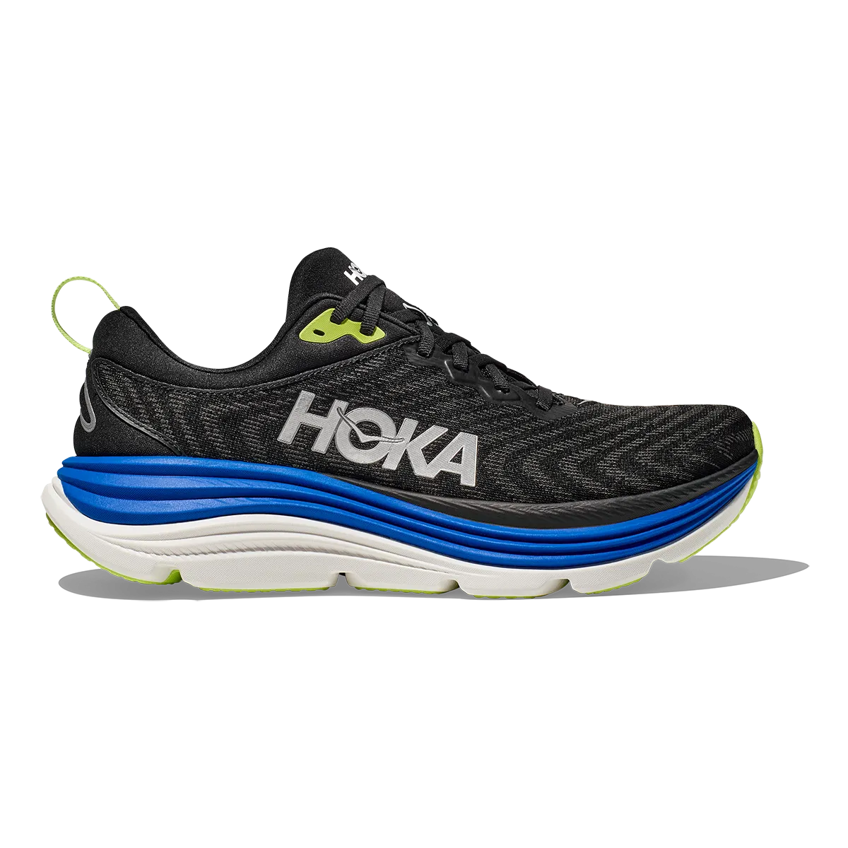 Hoka Gaviota 5 - Noir - Cobalt Électrique