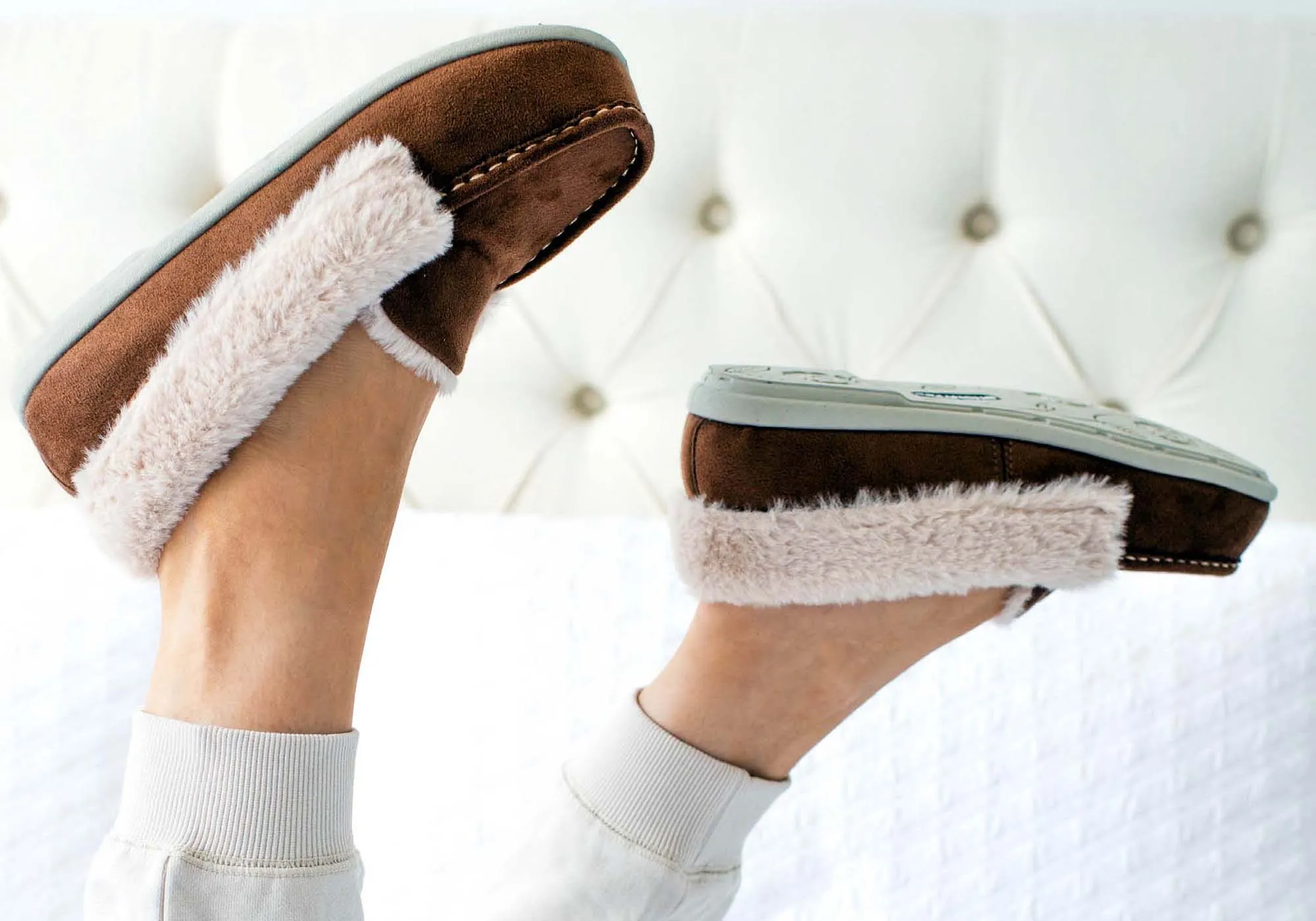 Homyped Holly Moc Chaussons Femme Confortables et Soutenants Chaussures Homyped