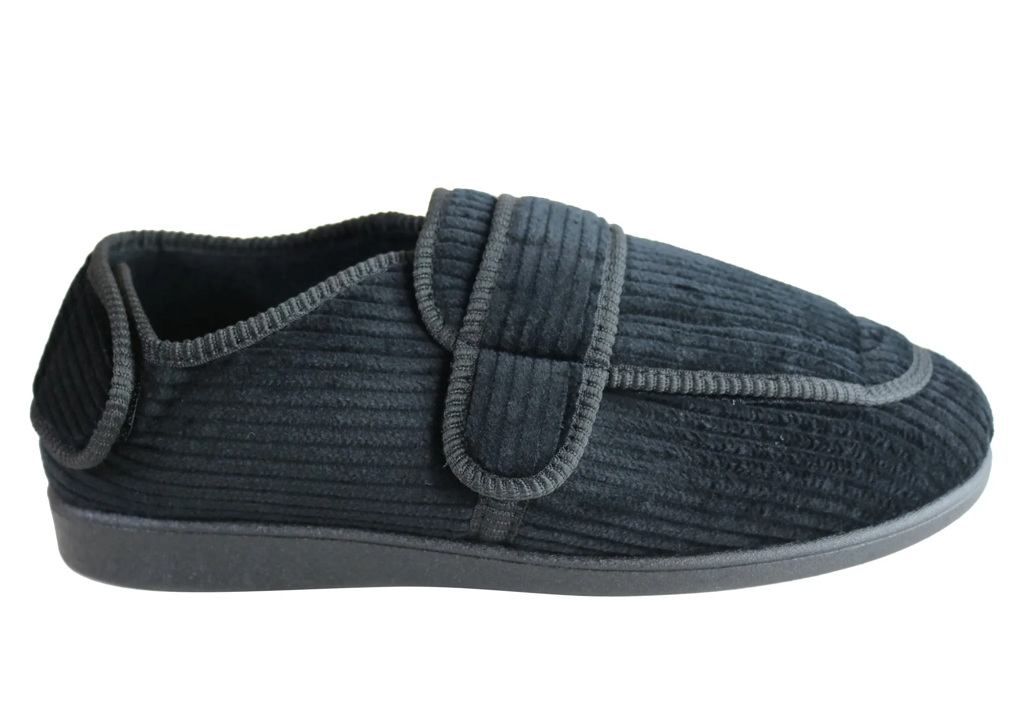 Homyped Chaussures Hommes Arnold 2 Pantoufles Extra Extra Larges à Lanières Réglables