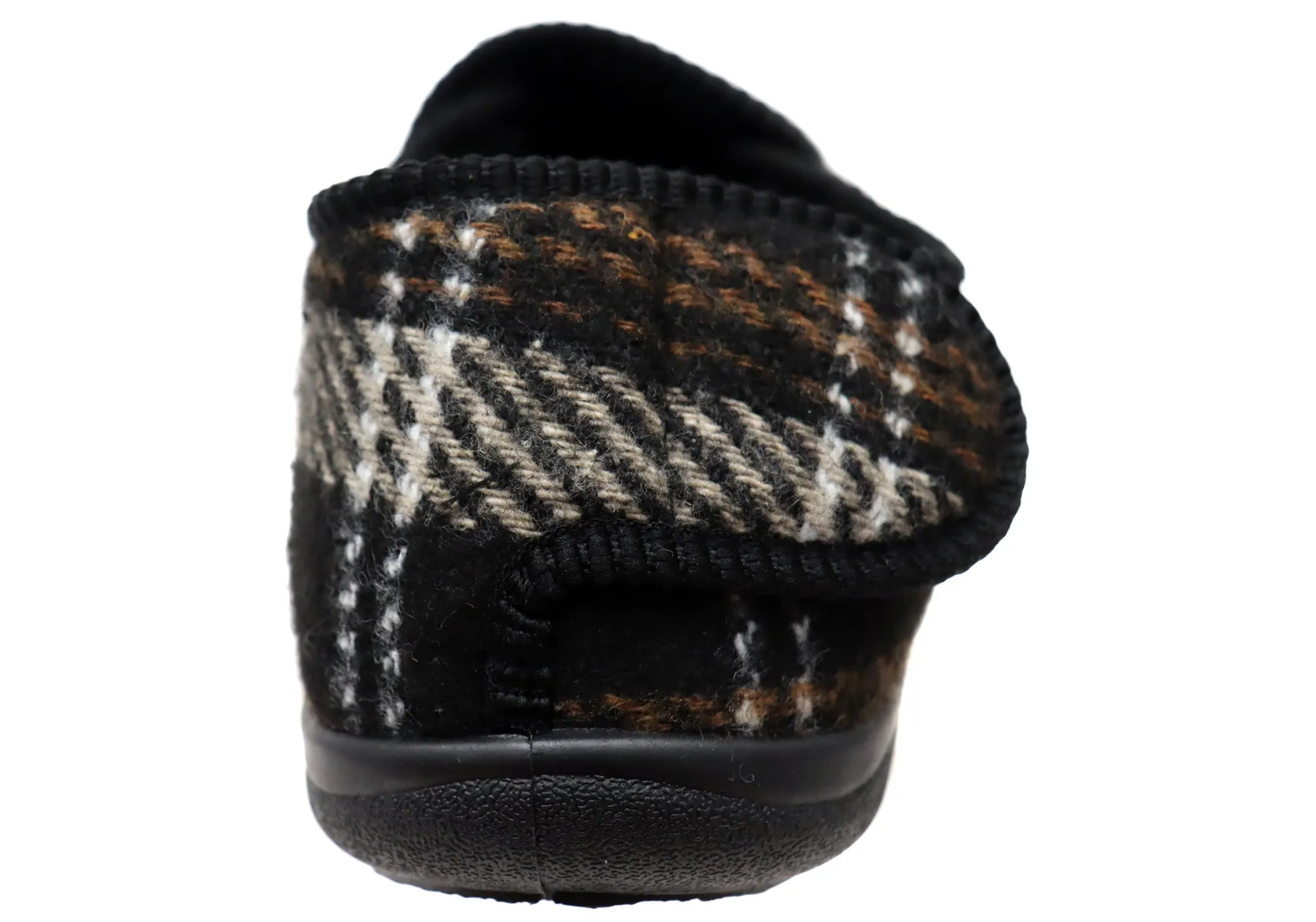 Homyped Chaussures Hommes Arnold 2 Pantoufles Extra Extra Larges à Lanières Réglables