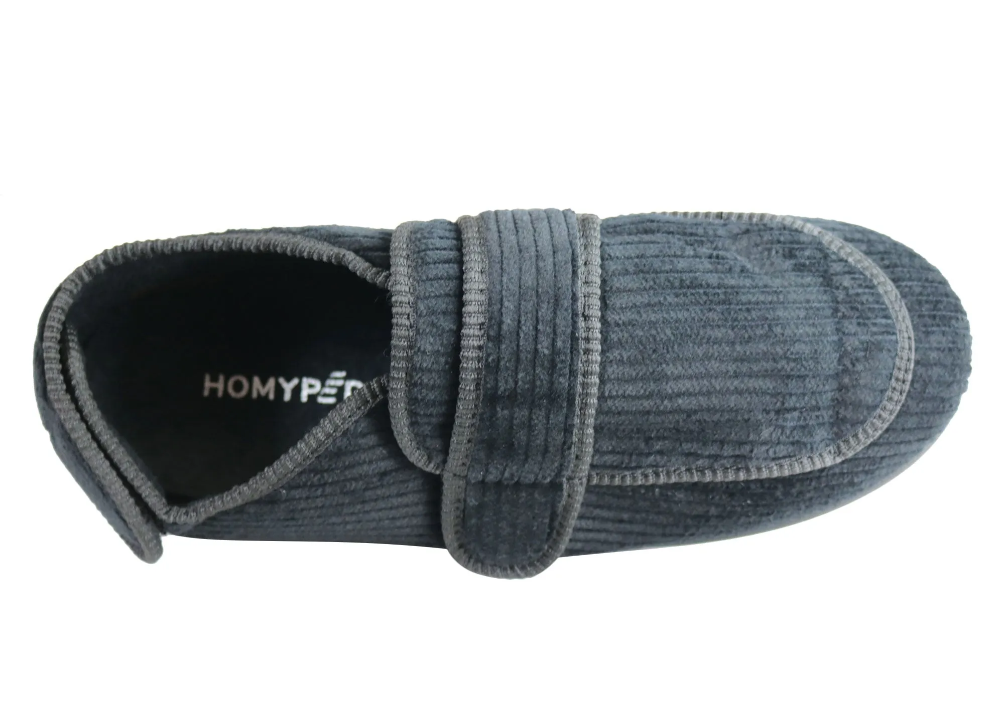 Homyped Chaussures Hommes Arnold 2 Pantoufles Extra Extra Larges à Lanières Réglables
