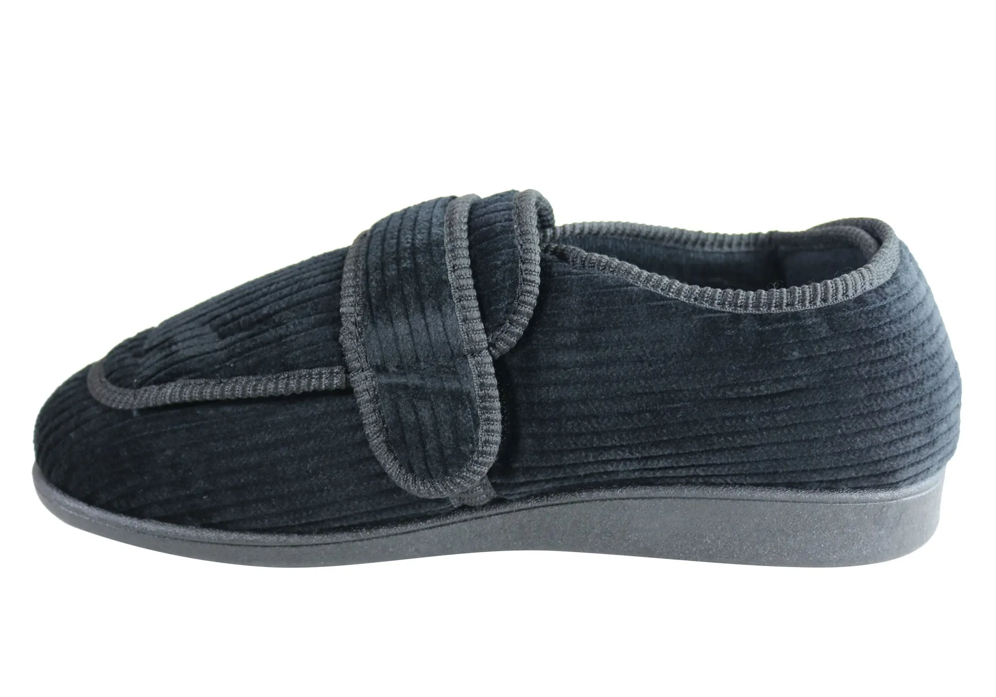 Homyped Chaussures Hommes Arnold 2 Pantoufles Extra Extra Larges à Lanières Réglables