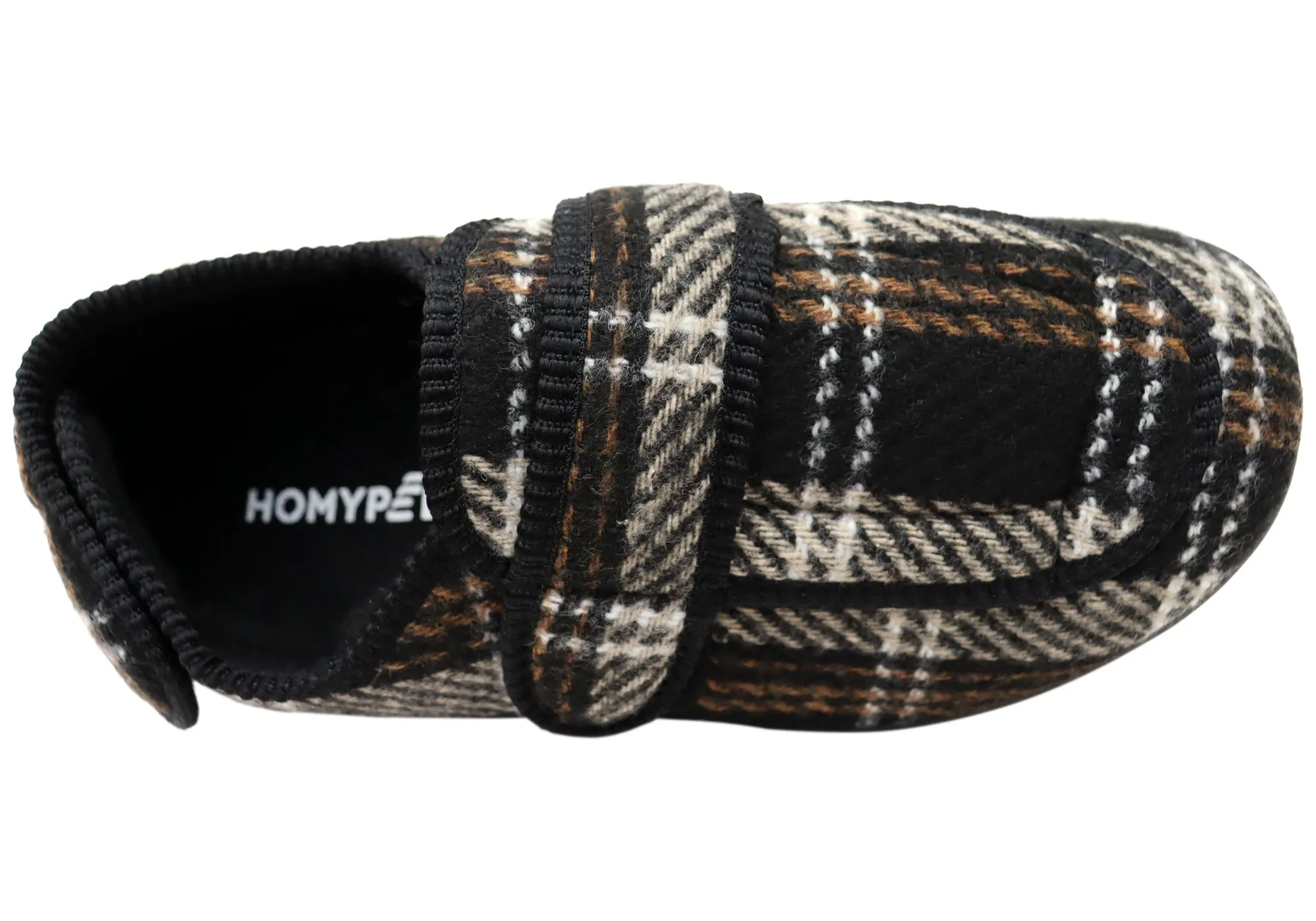 Homyped Chaussures Hommes Arnold 2 Pantoufles Extra Extra Larges à Lanières Réglables