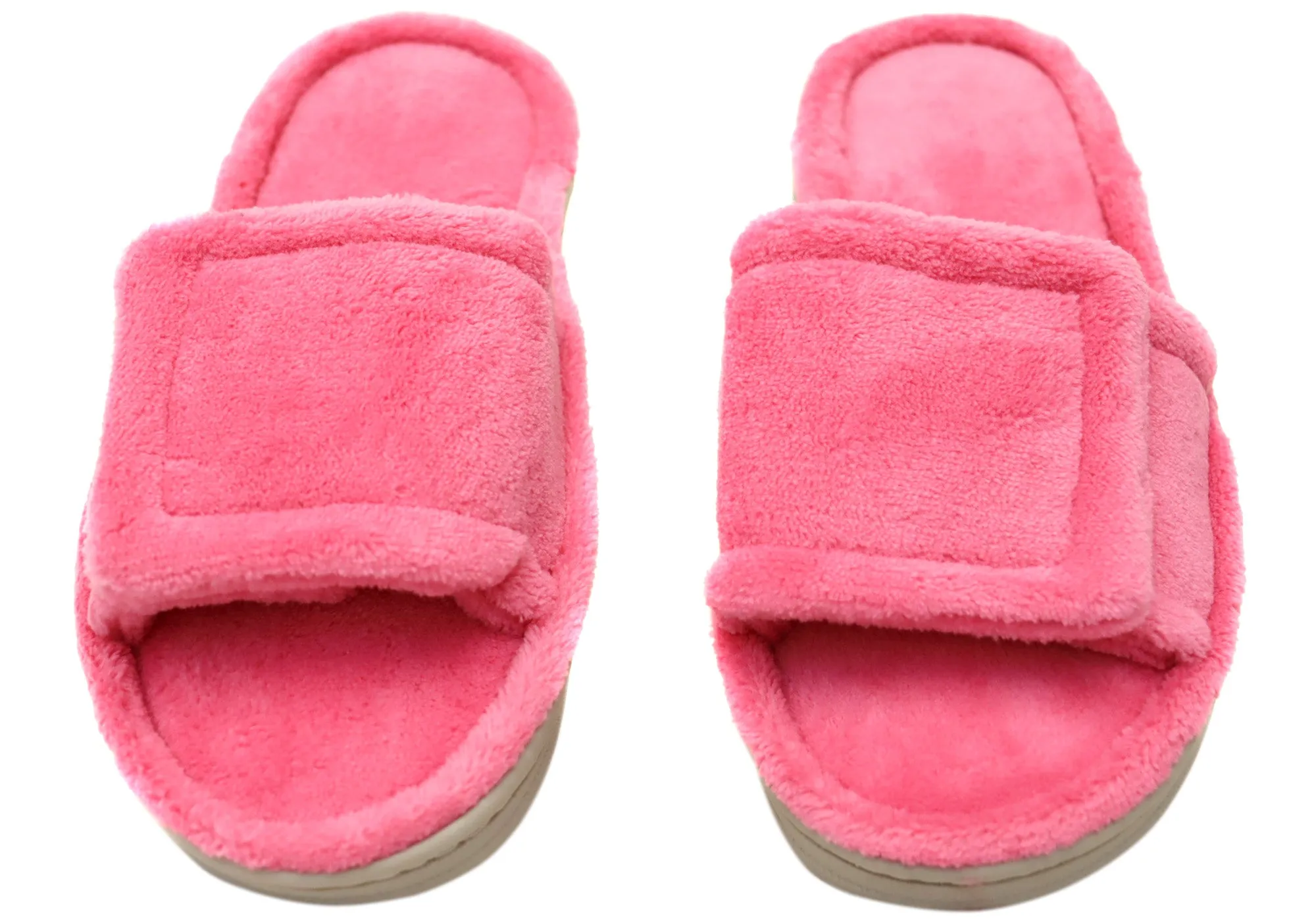 Homyped Una Strap Chaussons Femme Confortables à Large Largeur et Bout Ouvert