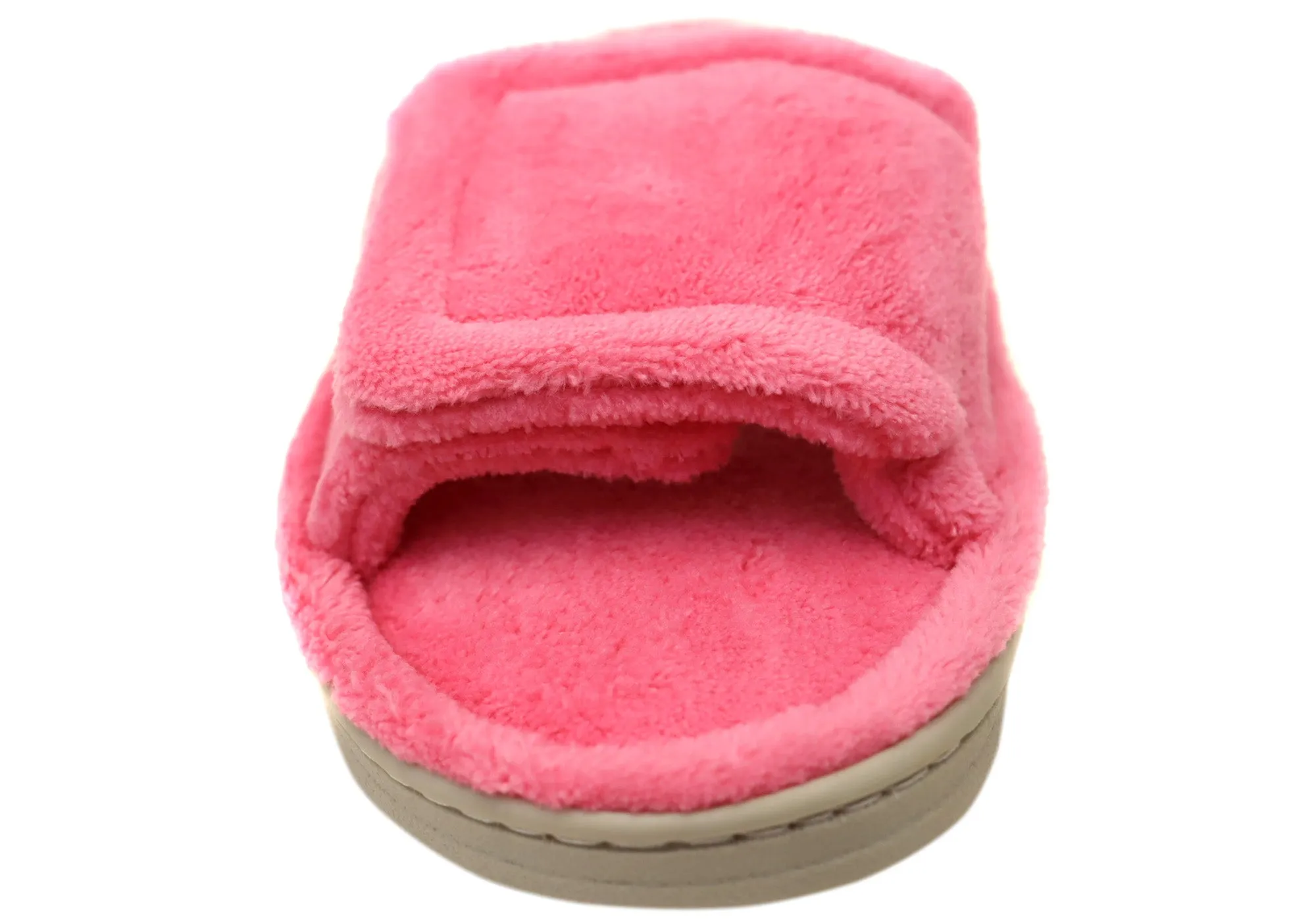 Homyped Una Strap Chaussons Femme Confortables à Large Largeur et Bout Ouvert