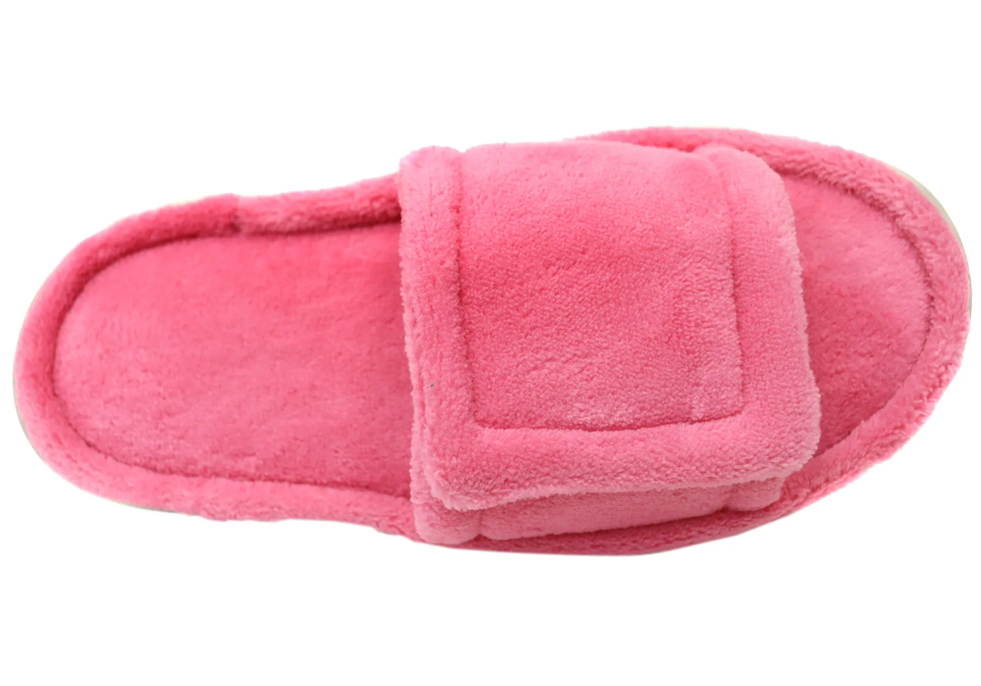 Homyped Una Strap Chaussons Femme Confortables à Large Largeur et Bout Ouvert
