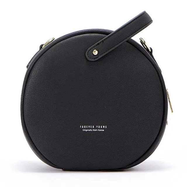 Sac à bandoulière circulaire TENDANCE pour femmes en cuir, sac messager pour femmes, bourse pour dames, sac à main rond Bolsa, sacs Fashion Nova