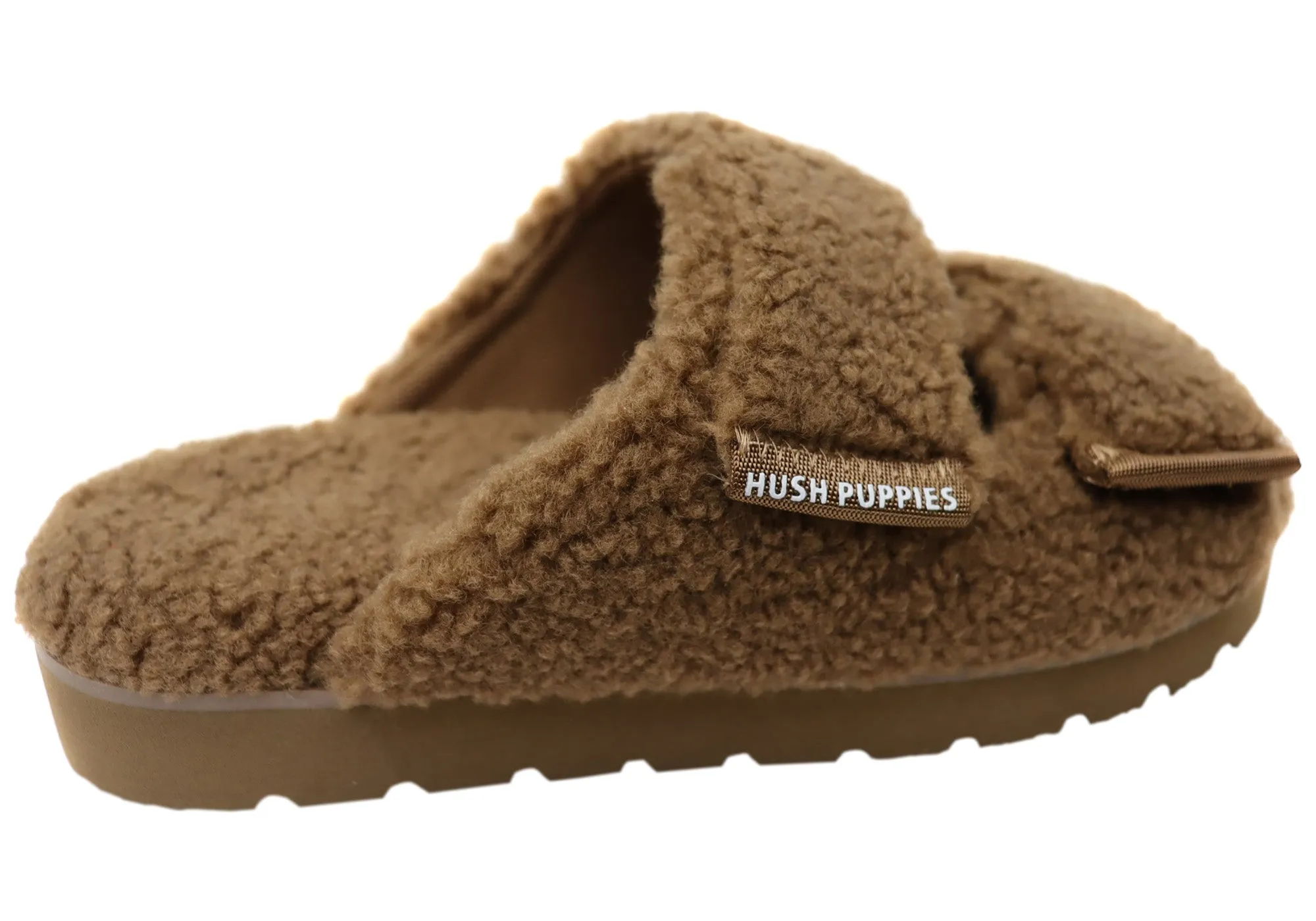 Hush Puppies Chaussons Femme Confortables à Bout Ouvert Doux Hush Puppies