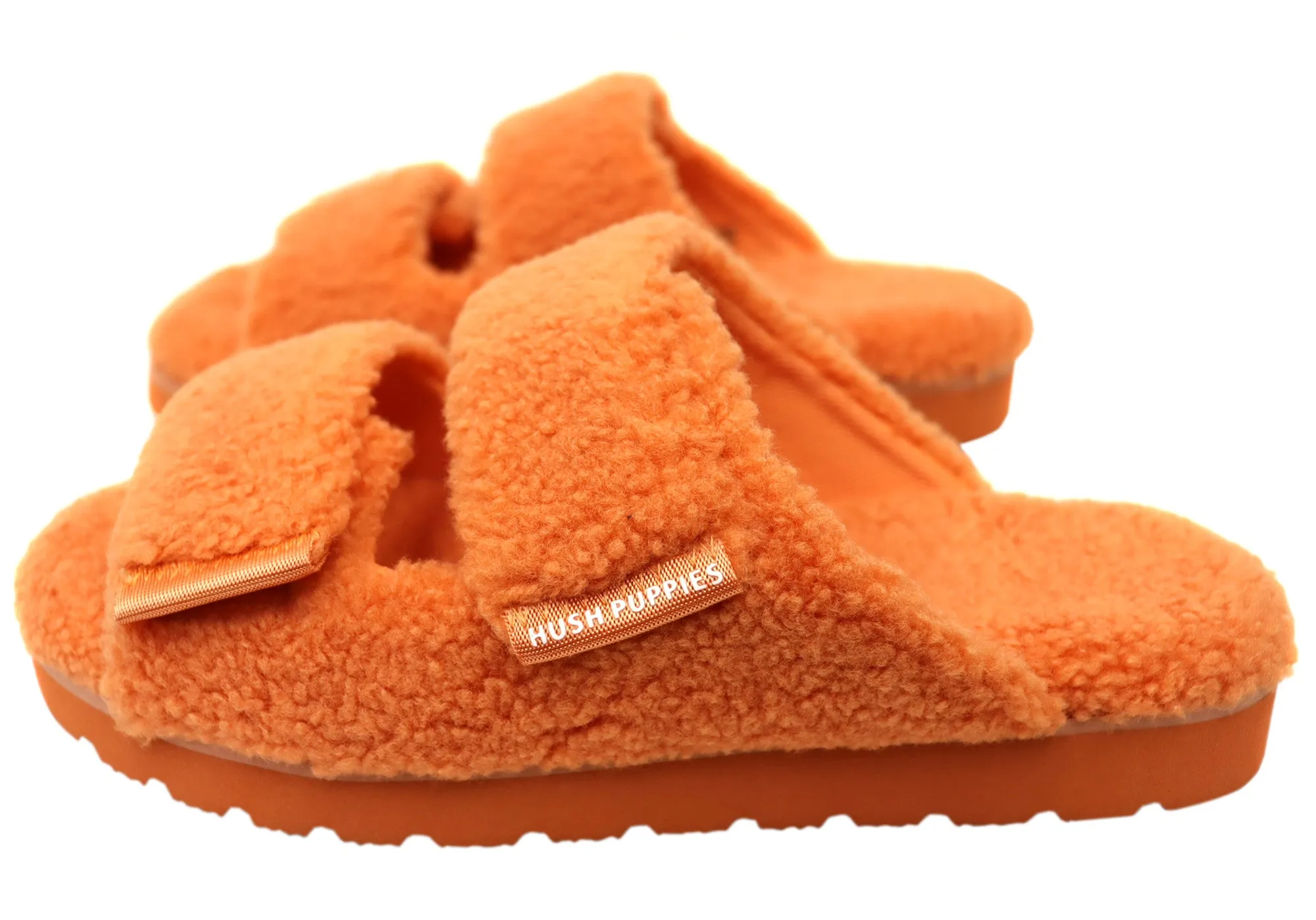 Hush Puppies Chaussons Femme Confortables à Bout Ouvert Doux Hush Puppies