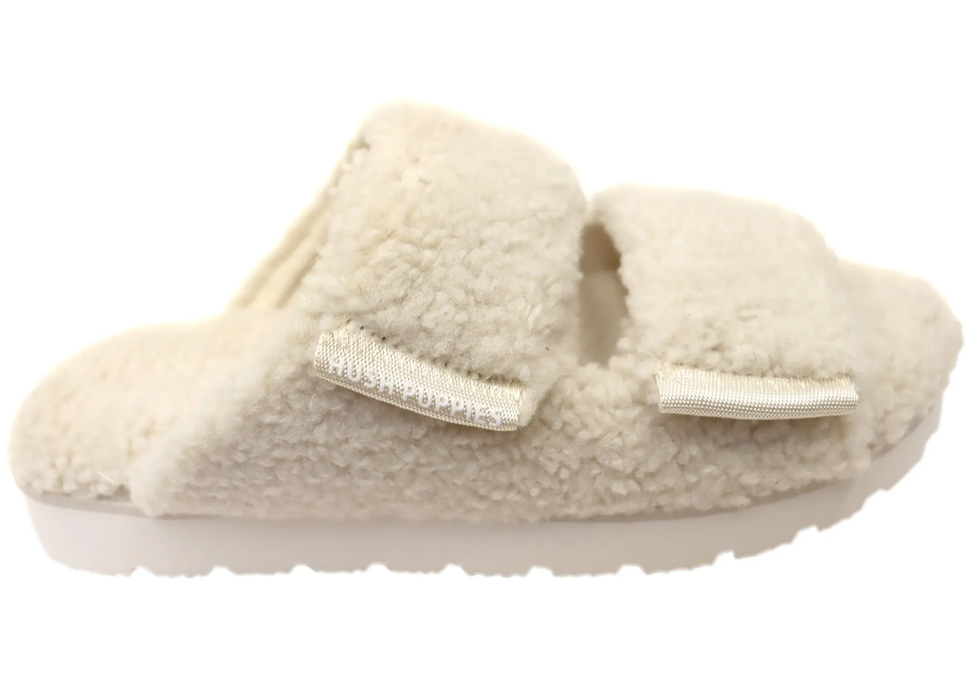 Hush Puppies Chaussons Femme Confortables à Bout Ouvert Doux Hush Puppies