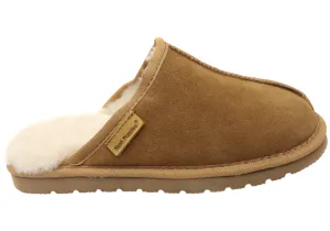 Hush Puppies Loch Mens Comfortable Open Back Slippers Hush Puppies Shoes