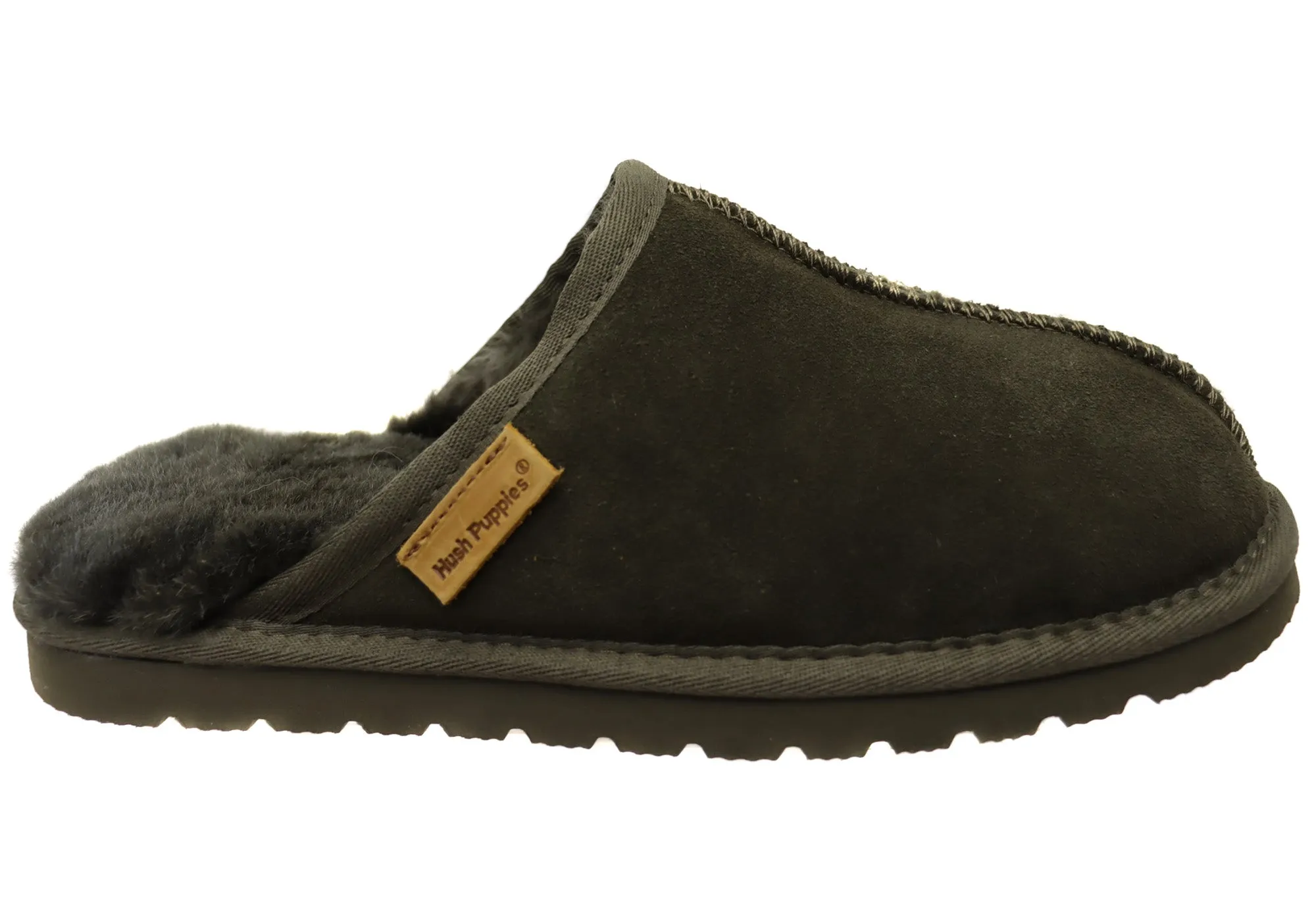 Hush Puppies Loch Chaussons Homme Confortables à Talon Ouvert Chaussures Hush Puppies