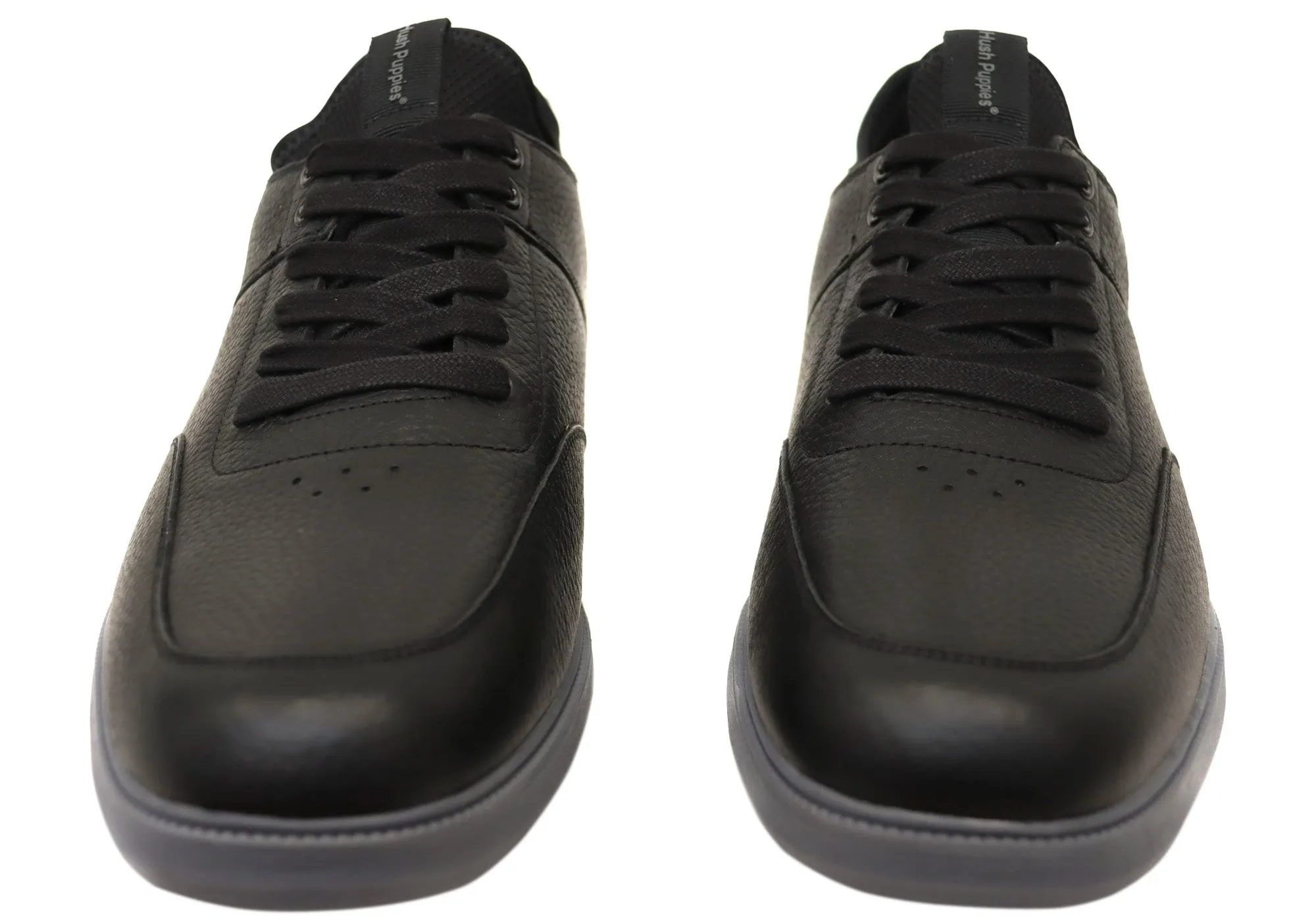 Chaussures confortables en cuir Hush Puppies Lotad pour hommes, largeur extra large
