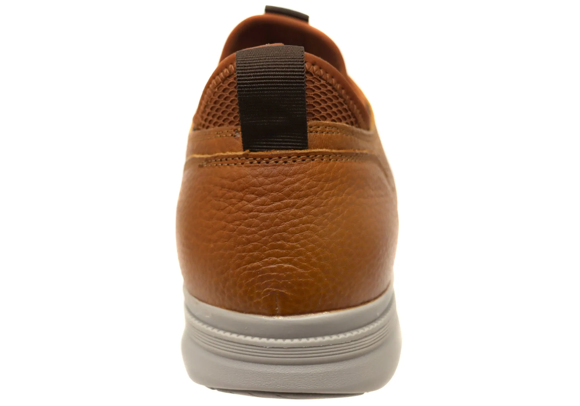 Chaussures confortables en cuir Hush Puppies Lotad pour hommes, largeur extra large