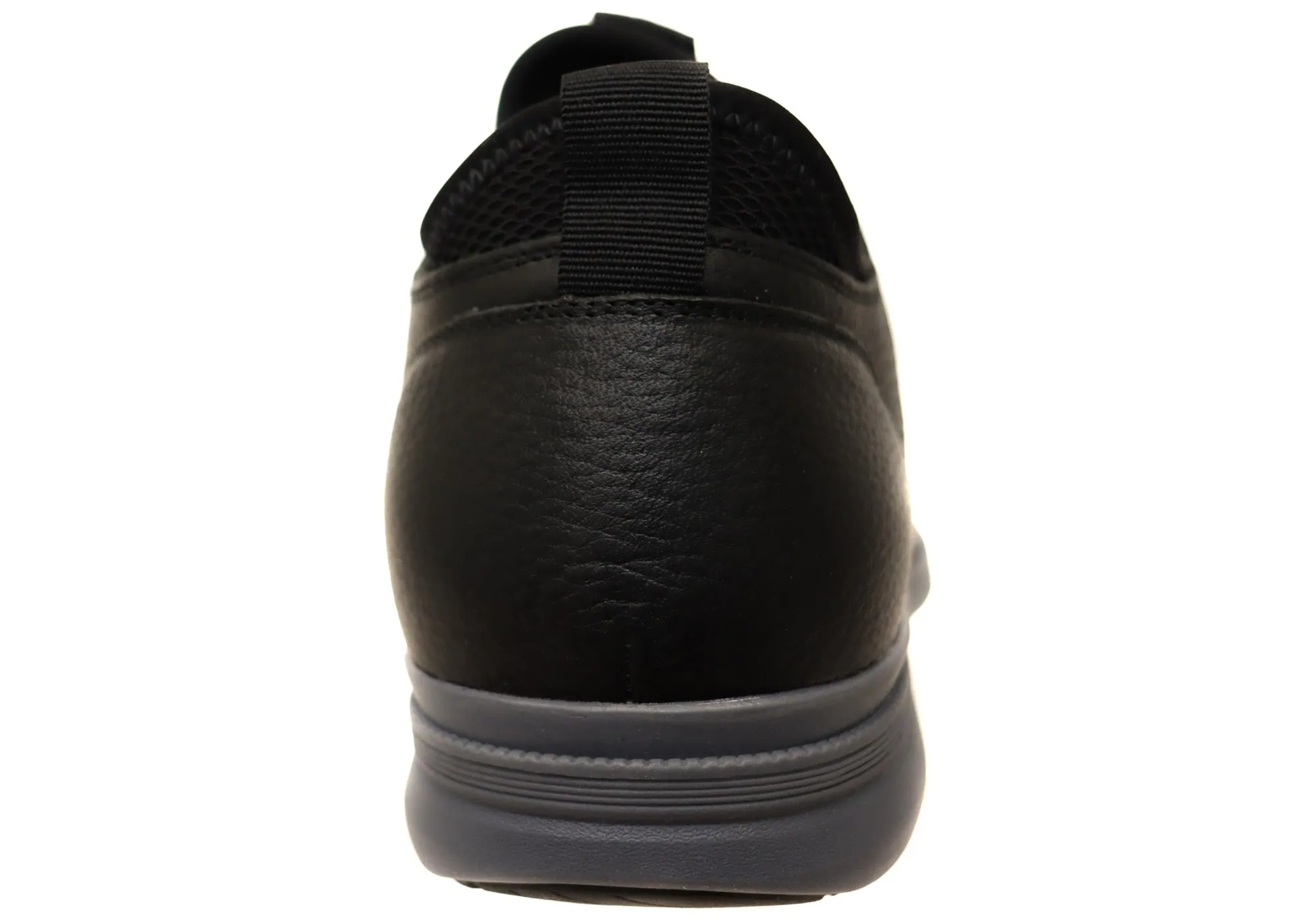 Chaussures confortables en cuir Hush Puppies Lotad pour hommes, largeur extra large