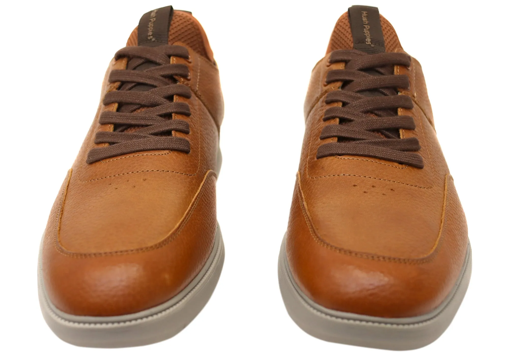 Chaussures confortables en cuir Hush Puppies Lotad pour hommes, largeur extra large
