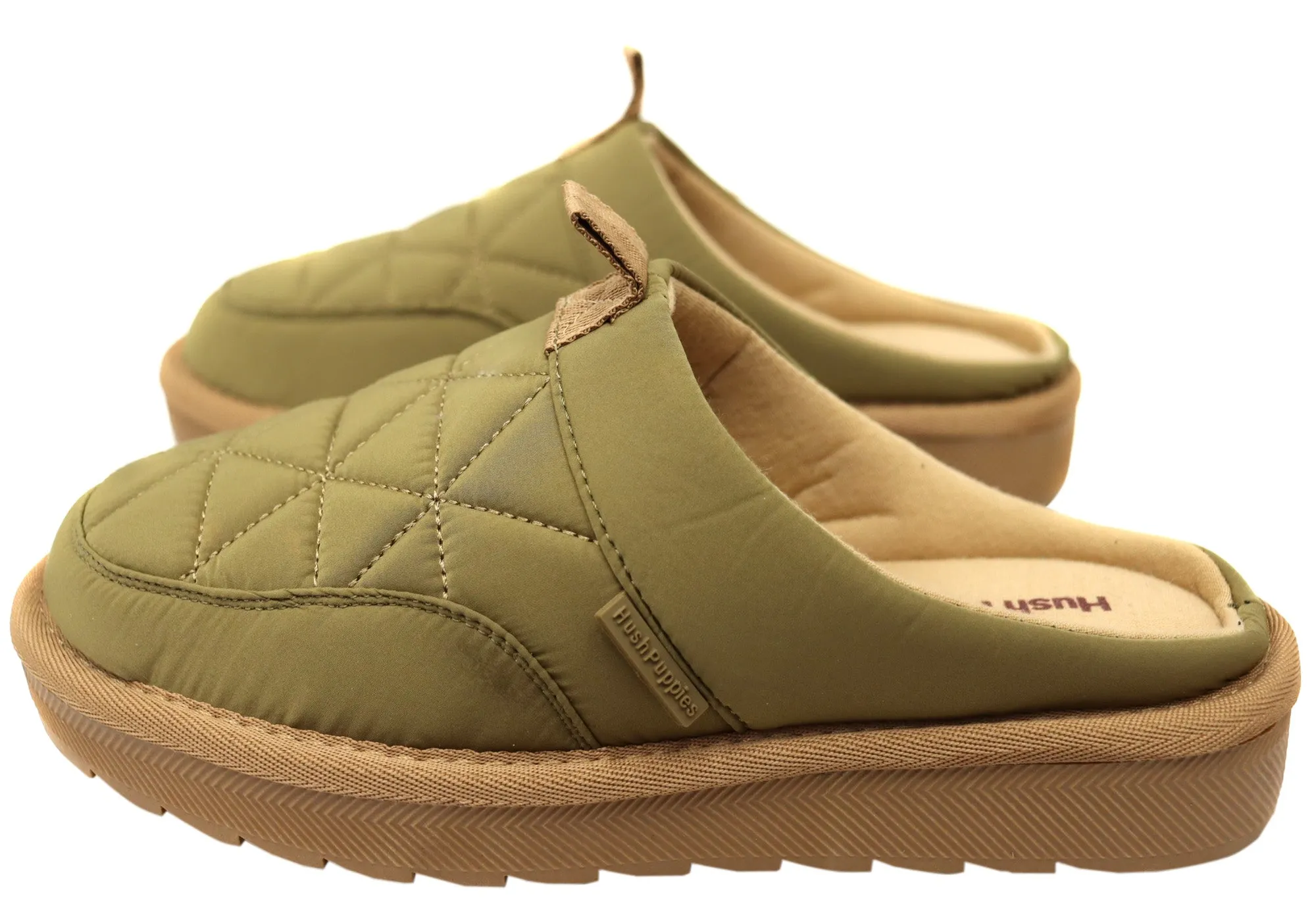 Hush Puppies Puffstar Chaussons Femme Confortables à Dos Ouvert Chaussures Hush Puppies
