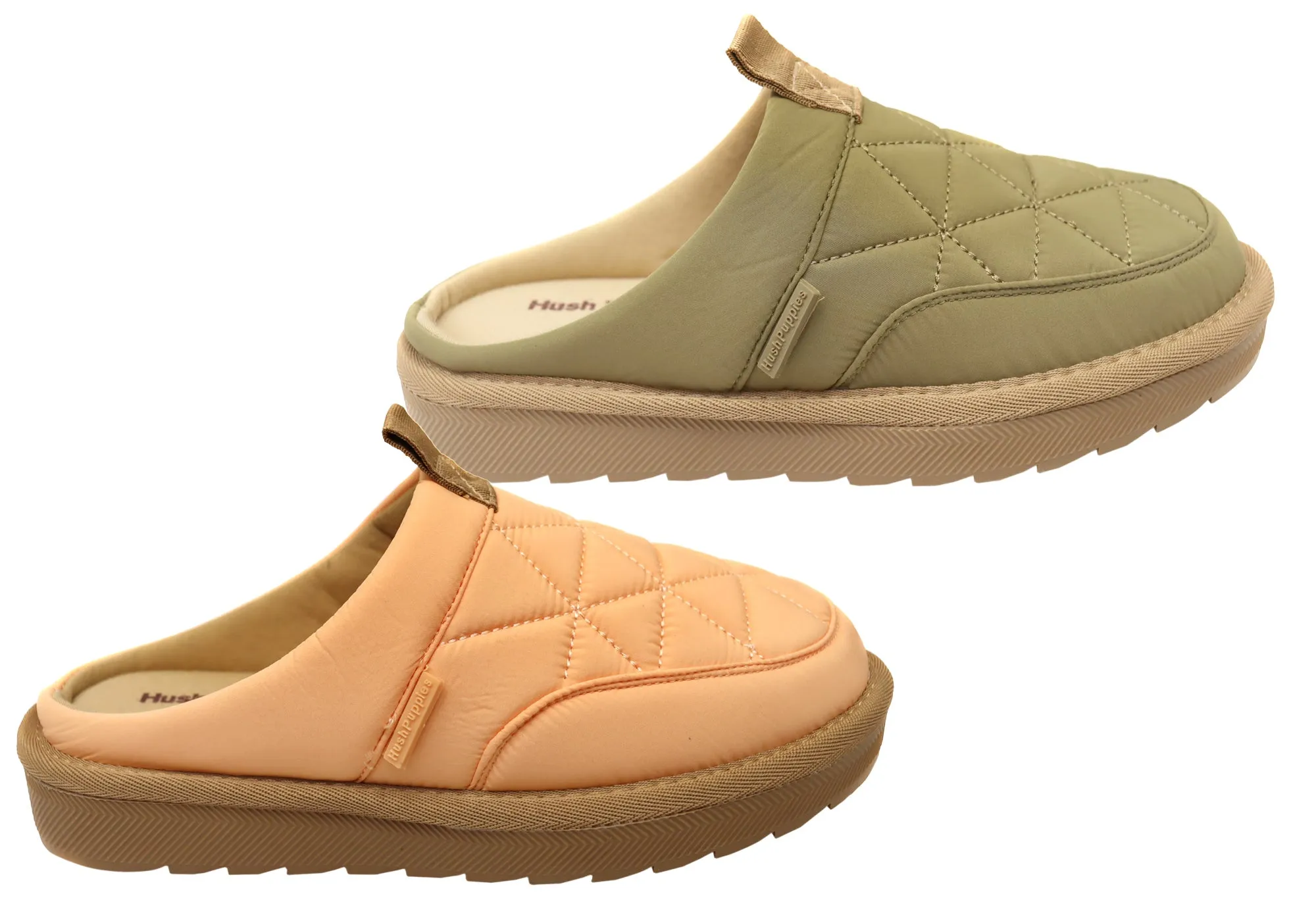 Hush Puppies Puffstar Chaussons Femme Confortables à Dos Ouvert Chaussures Hush Puppies