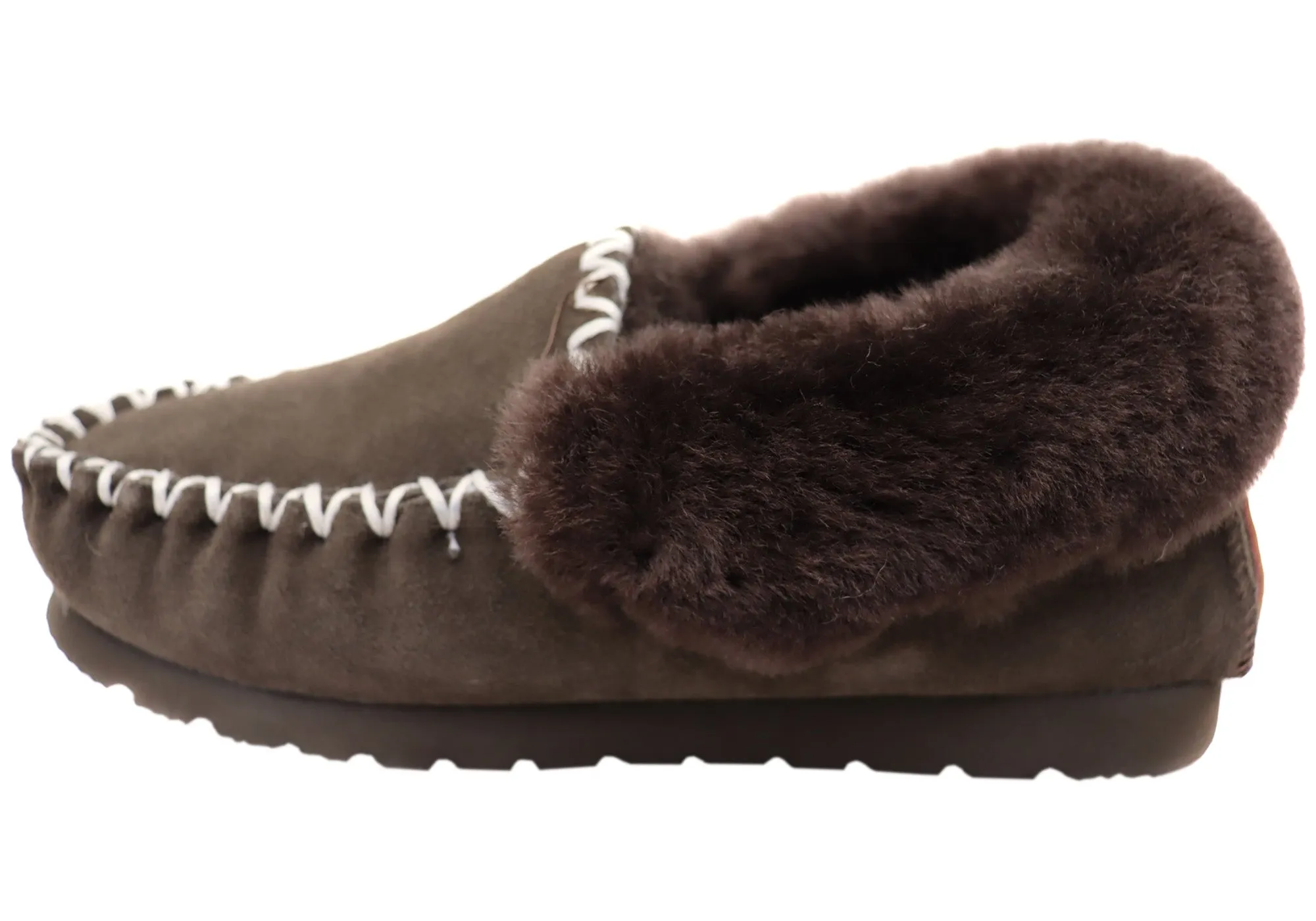Hush Puppies Chaussons Mocassins Confortables pour Homme à Poils Longs Hush Puppies