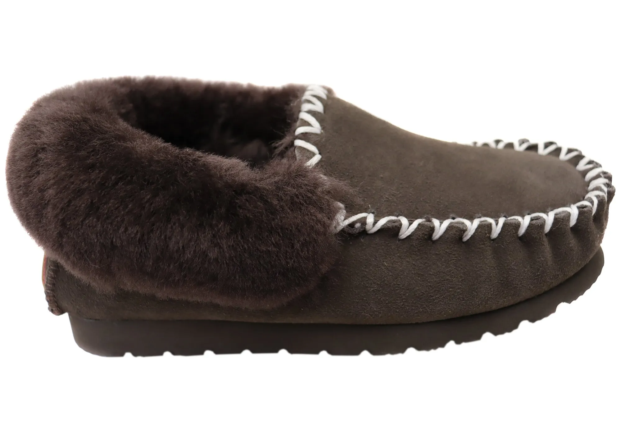 Hush Puppies Chaussons Mocassins Confortables pour Homme à Poils Longs Hush Puppies