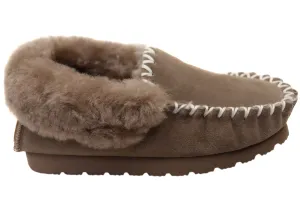 Hush Puppies Shaggy Womens Comfortable Moccasin Slippers Hush Puppies Shoes