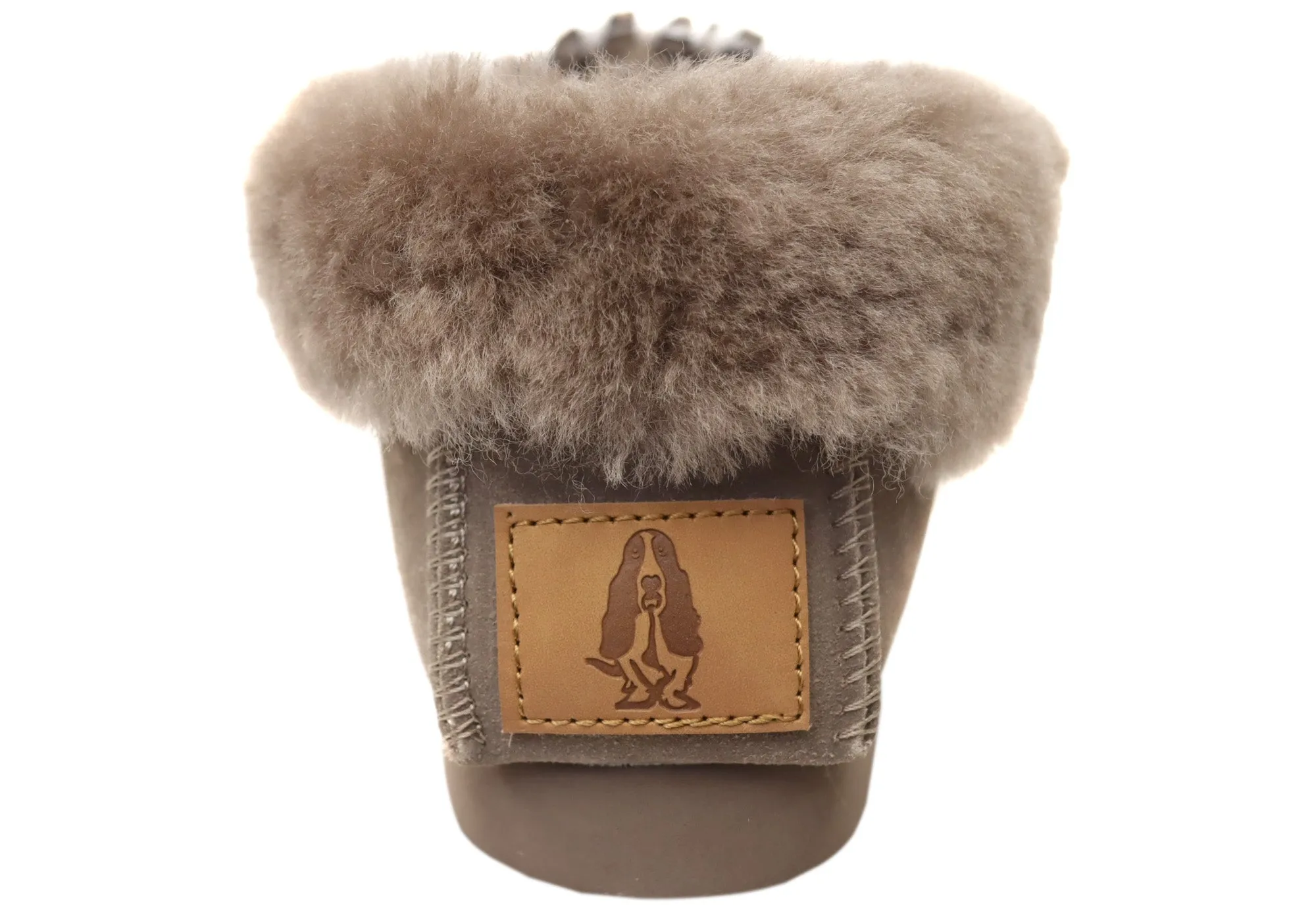 Hush Puppies Chaussons Mocassins Confortables pour Femmes à Poils Longs Hush Puppies