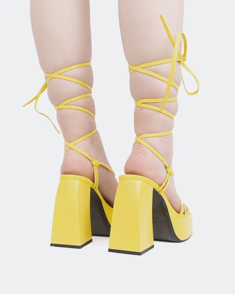 Cuir jaune hypnotique